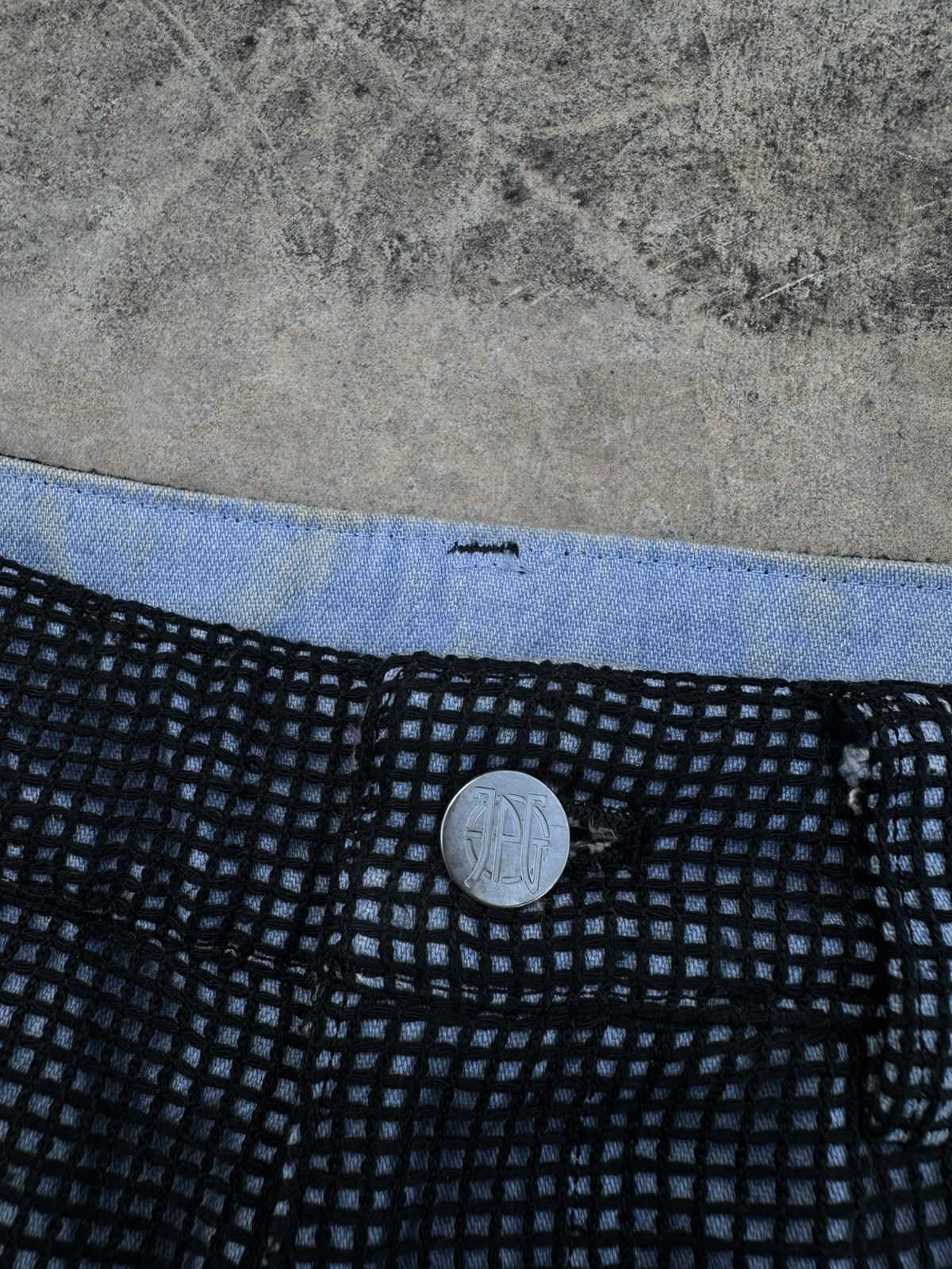 Jean Paul Gaultier Jean Paul Gaultier Grid Pattern Nest Capri Jeans Size 29" - 4 Thumbnail
