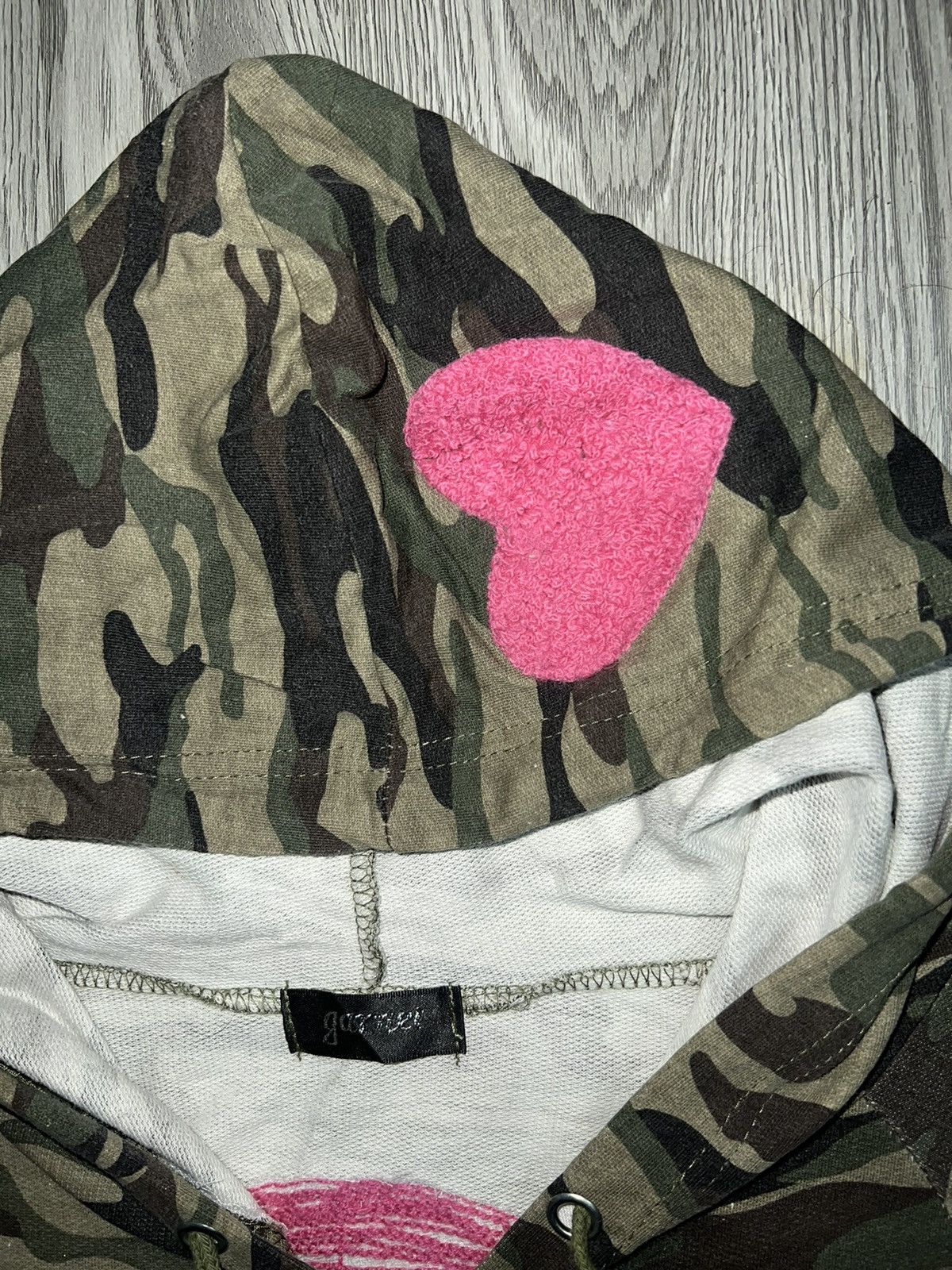 Japanese Brand Camo skull long hoodie zip up💗☠️ Size S / US 4 / IT 40 - 7 Thumbnail
