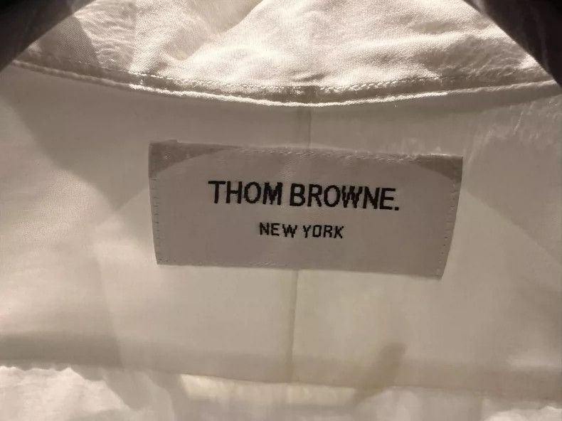 Thom Browne Thom Browne Classic three-color logo shirt with door flap 2 Size US S / EU 44-46 / 1 - 3 Thumbnail