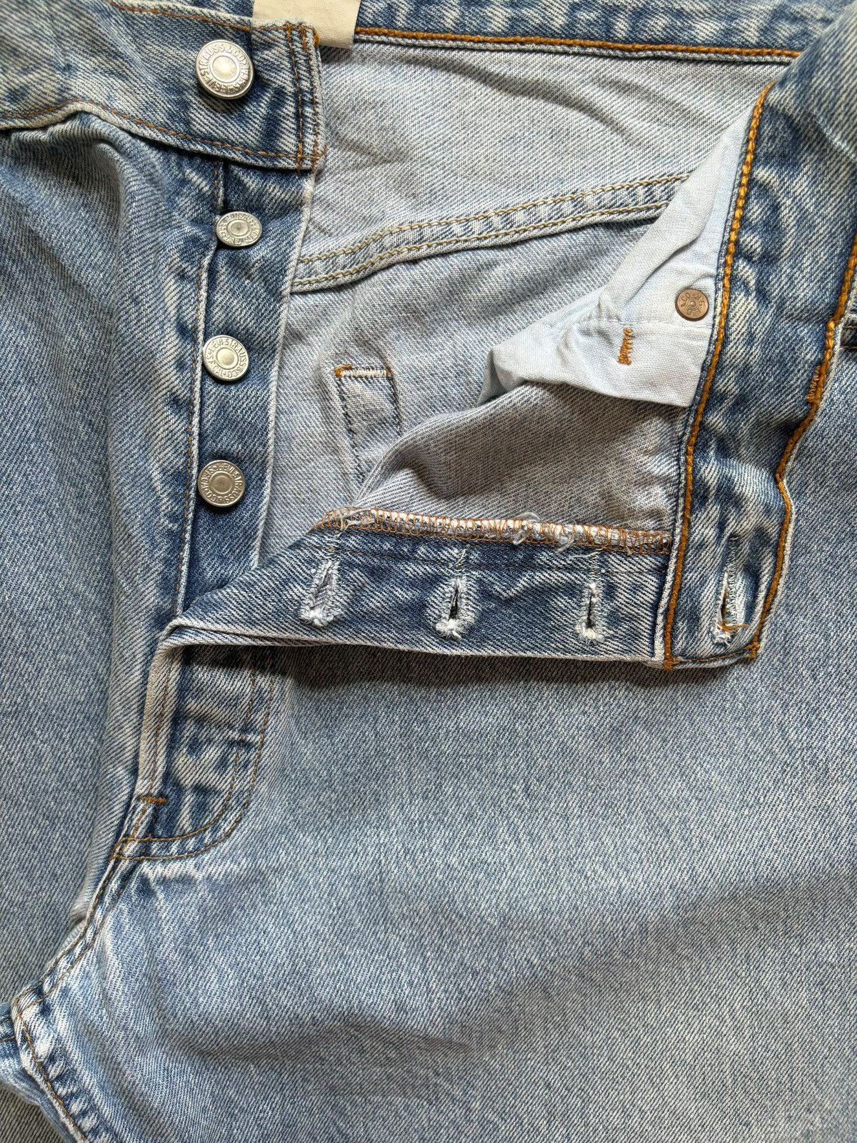 Levi's Vintage 90s Levis 501 Blue Wash Loose Baggy Jeans Size US 36 / EU 52 - 3 Thumbnail