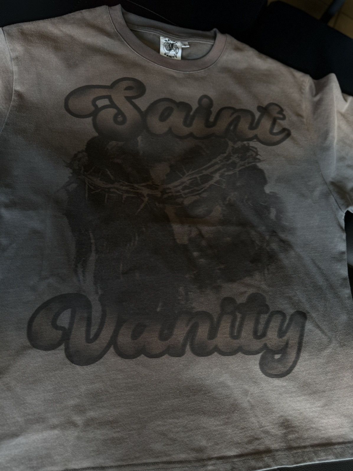Saint Vanity Saint Vanity UNRELEASED Tee Shirt Logo Grey Size S (NEW) Size US S / EU 44-46 / 1 - 4 Thumbnail