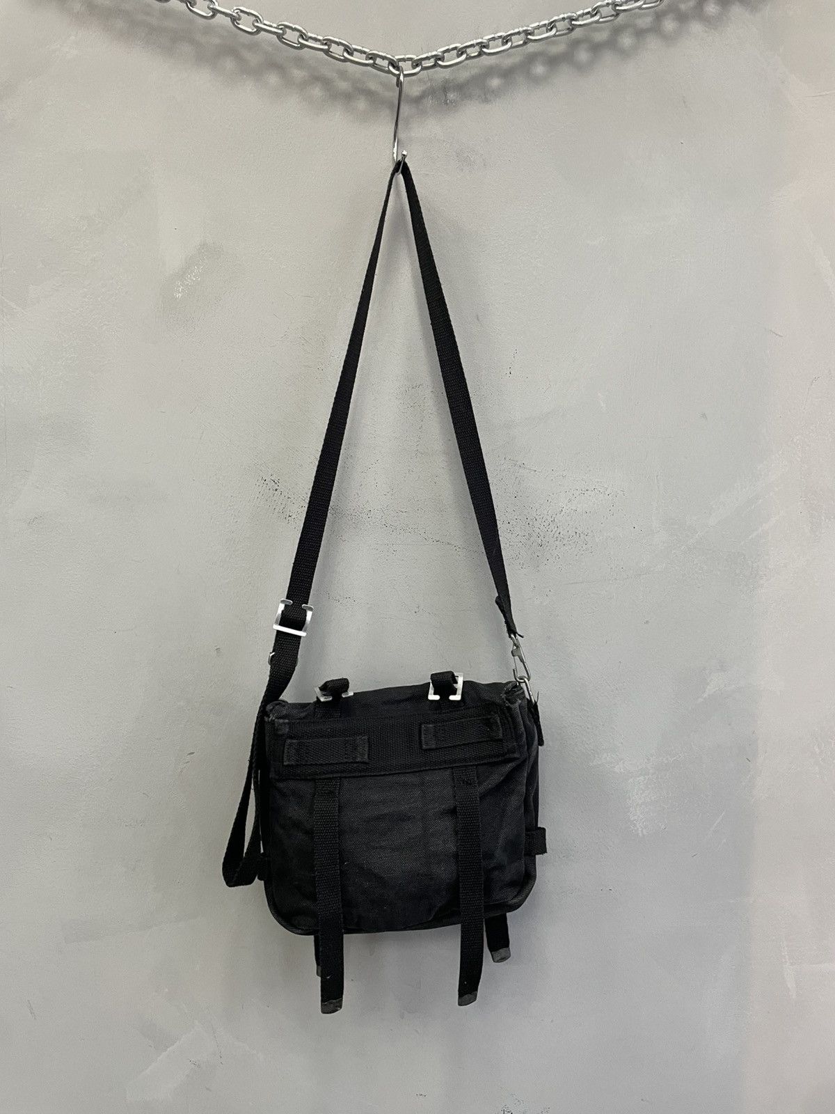 Issey Miyake Crossbody bag black minimal multipocket streetwear style Size ONE SIZE - 7 Thumbnail