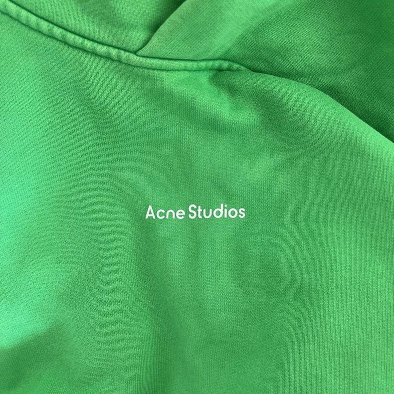 Acne Studios A bottle of green hooded sweatshirt