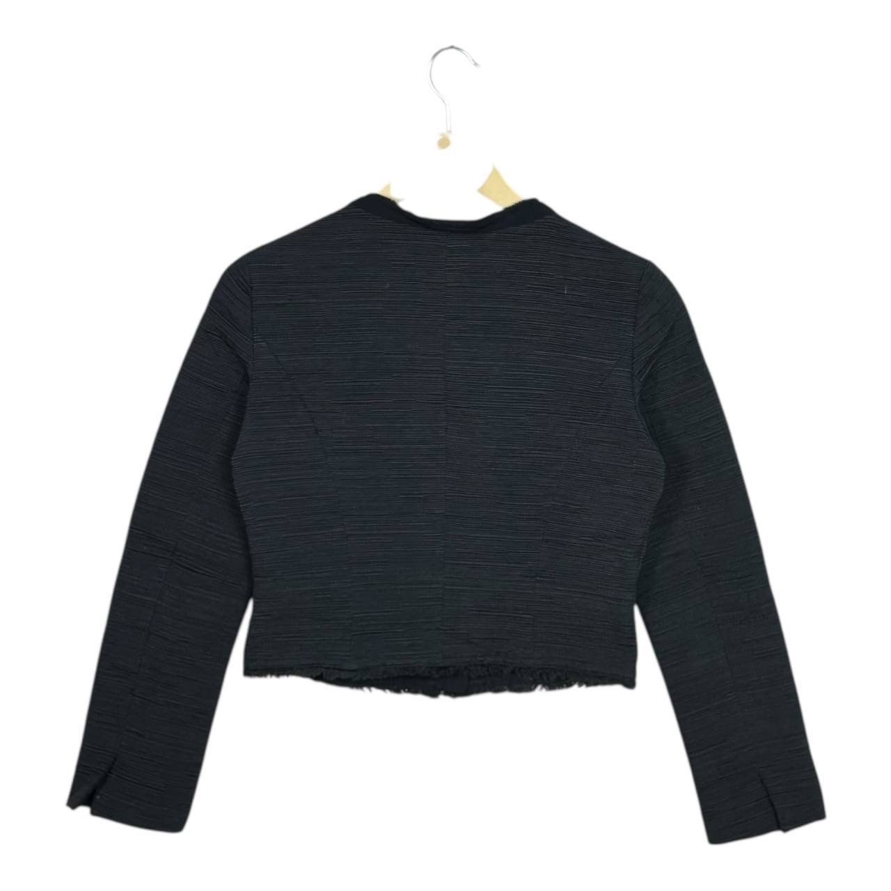 Lanvin Lanvin Japan Zip Tweed Jacket Sz 38 Shrunken Indie Sleaze Size S / US 4 / IT 40 - 2 Thumbnail