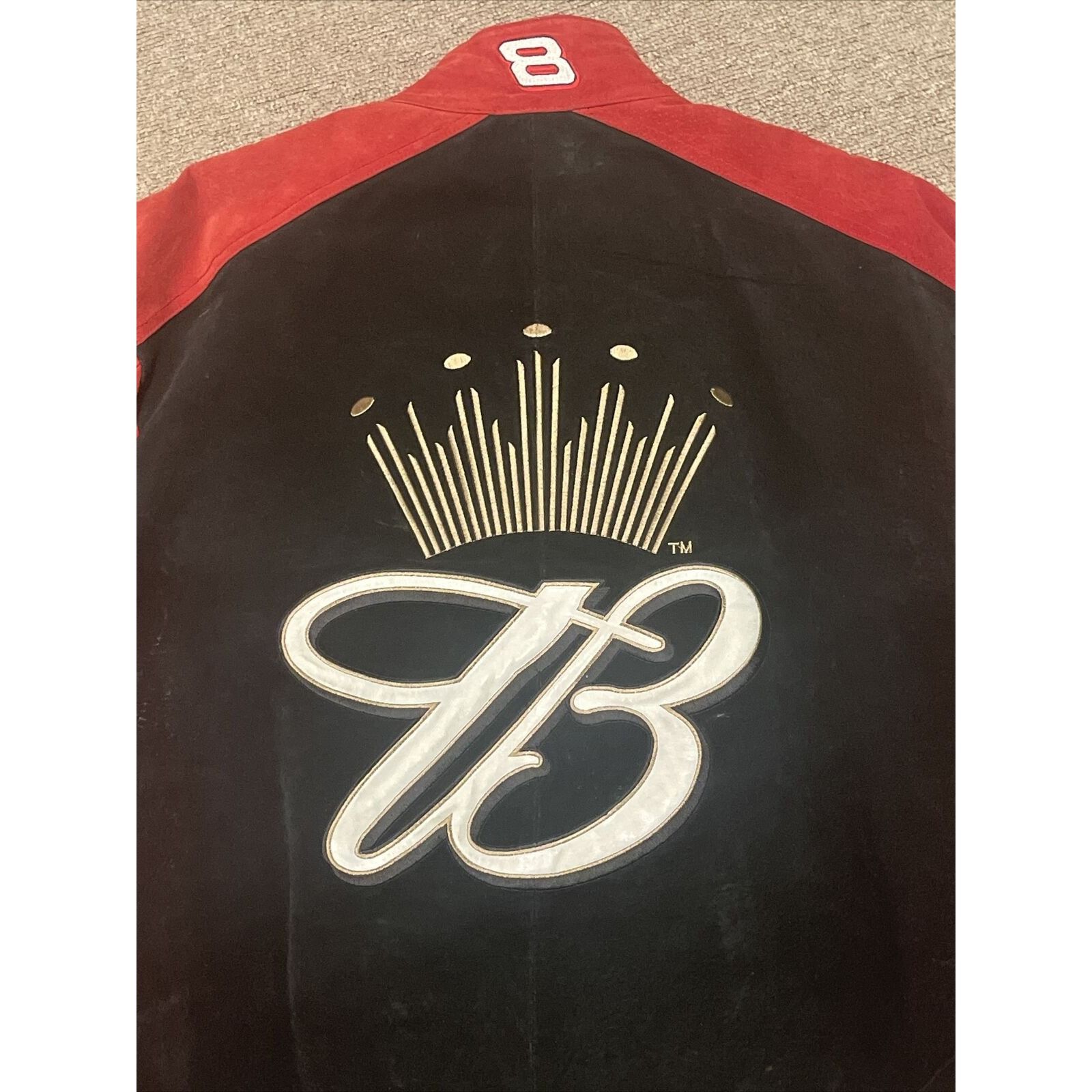 Wilsons Leather Vintage 90s Large Wilson Leather Chase NASCAR Dale Earnhardt Size US L / EU 52-54 / 3 - 10 Thumbnail