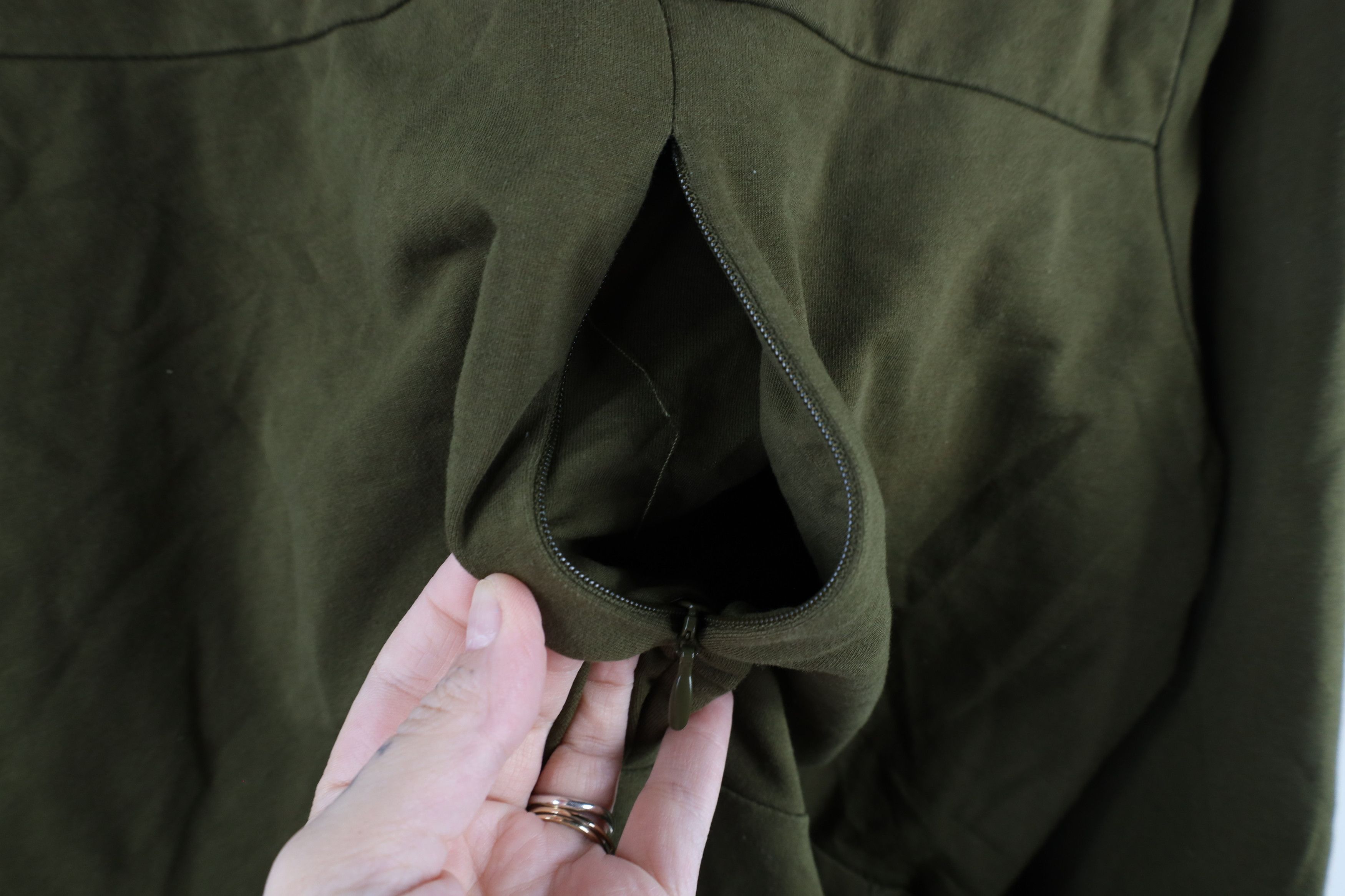 Vintage Zyia Active Blank French Terry Crewneck Sweatshirt Green Size M / US 6-8 / IT 42-44 - 4 Thumbnail