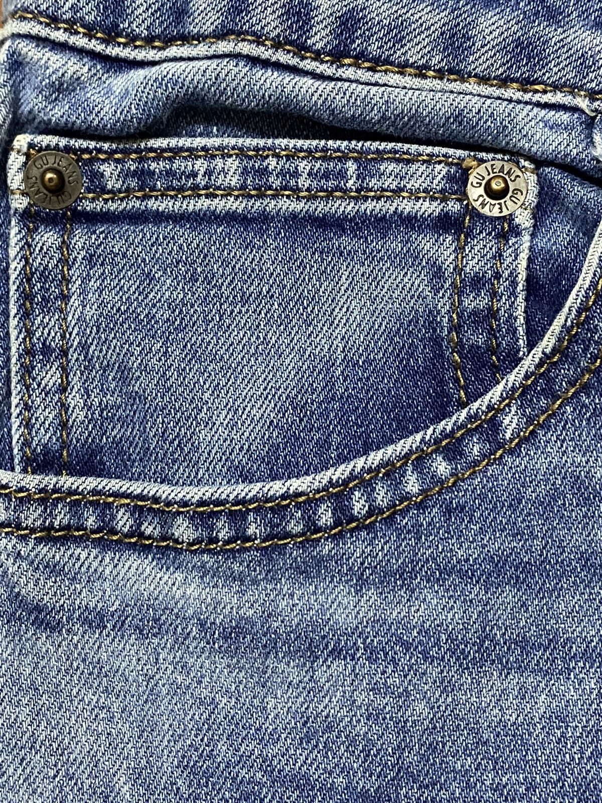 Japanese Brand Vintage Japanese Brand Blue Wash Flare Jeans Size US 32 / EU 48 - 10 Thumbnail