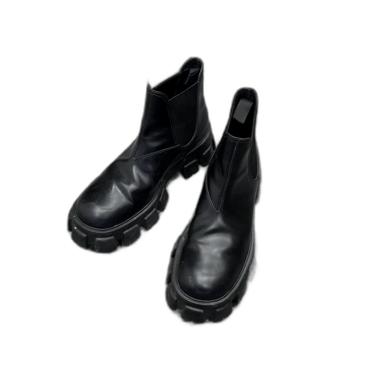 Prada PRADA Monolith Short Chelsea Boots 45 Size -2505 Size US 11 / EU 44 - 1 Thumbnail