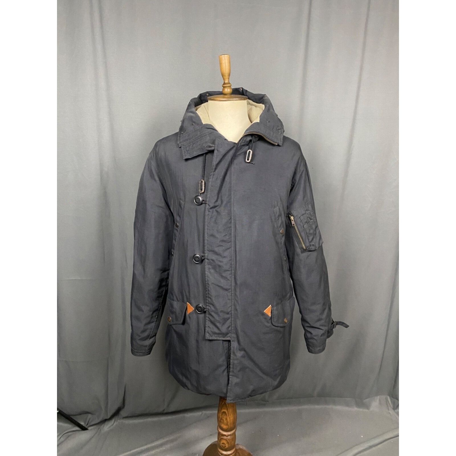 Polo Ralph Lauren Polo Ralph Lauren VTG Men's Blue Nylon Winter Insulated N-3B Size US L / EU 52-54 / 3 - 1 Thumbnail
