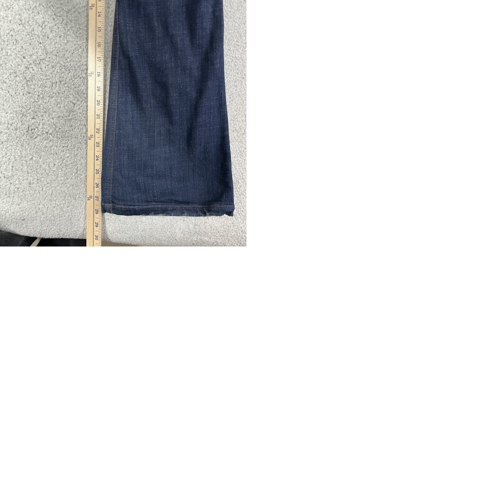 Vintage Kancan Jeans Womens Size 3 Dark Wash Flare Stretch Comfort Denim Jeans Women 5-Pocket 28in Inseam Size 26" / US 2 / IT 38 - 11 Thumbnail