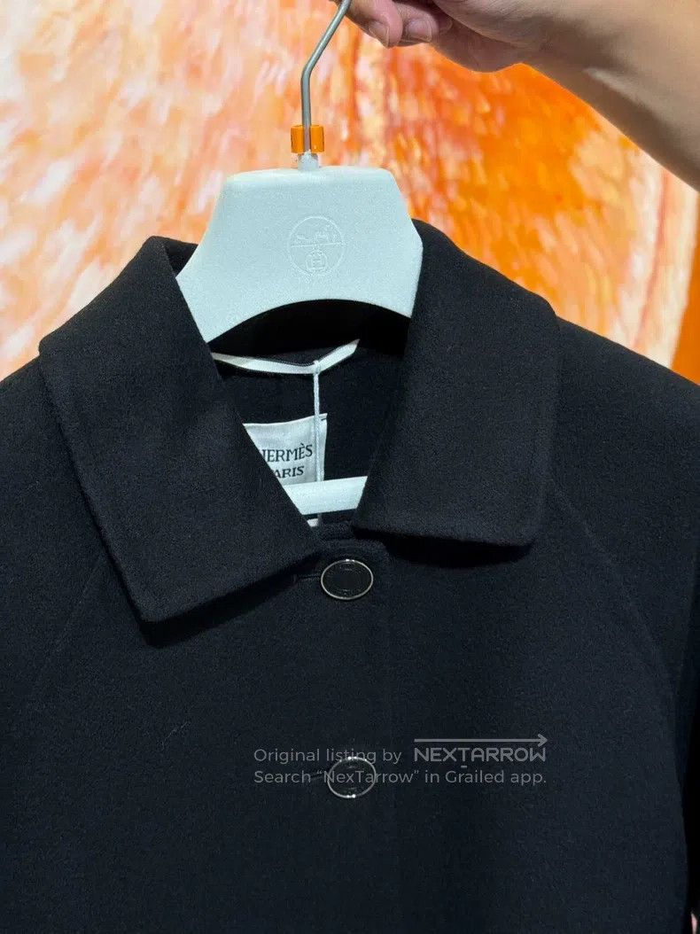 Hermes Hermes Women's Pure Cashmere Goat Hair Jacket, Short Coat, Size XS / US 0-2 / IT 36-38 - 3 Thumbnail