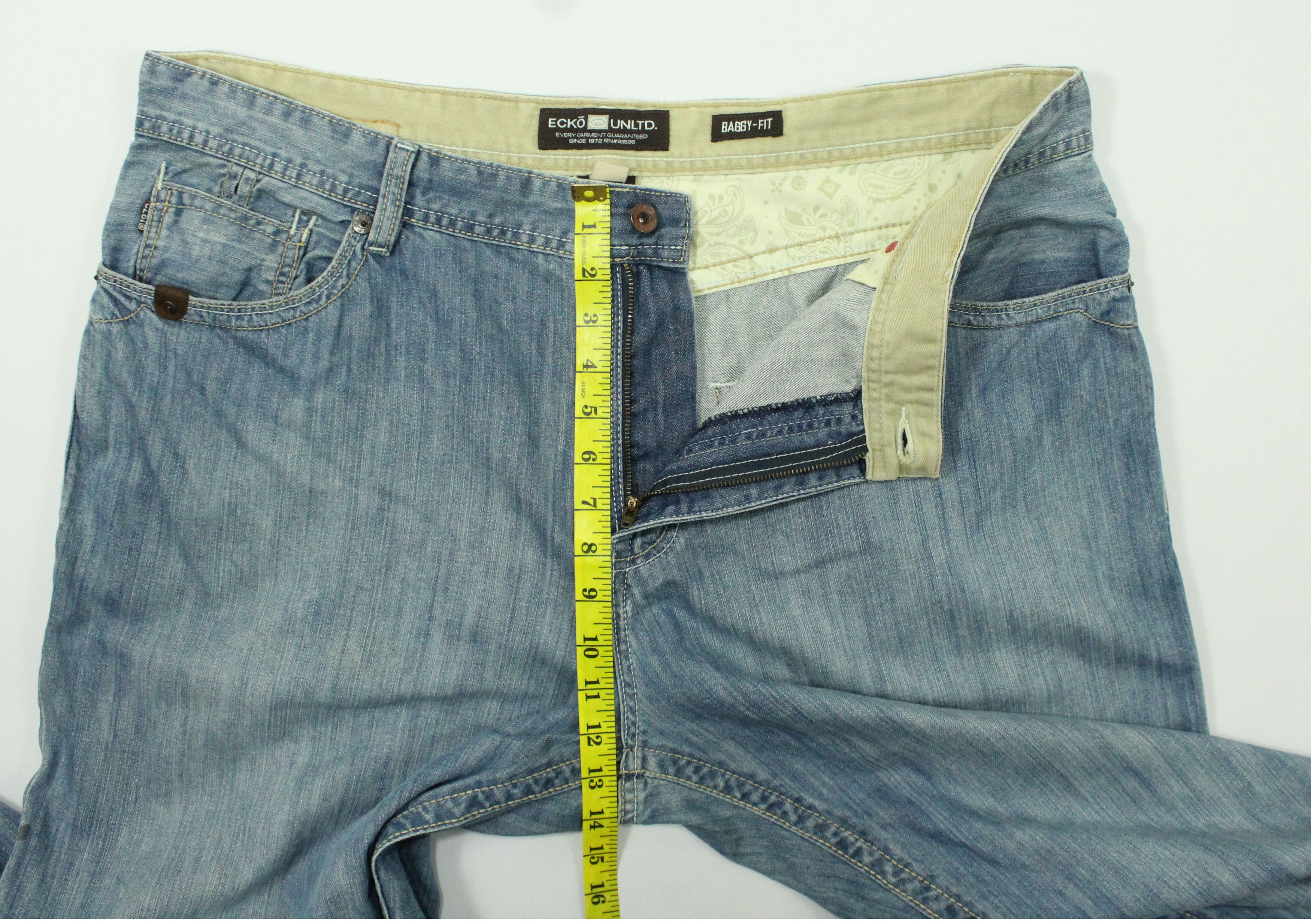 Ecko Unltd. ECKO UNLTD Denim Baggy Fit Embroidered Logo JNCO STUSSY Size US 42 / EU 58 - 18 Thumbnail
