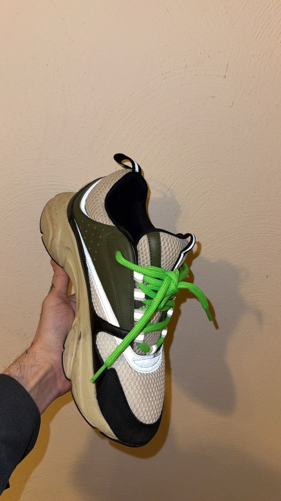 Dior Dior B22 Khaki Pistachio Size US 9 / EU 42 - 4 Thumbnail
