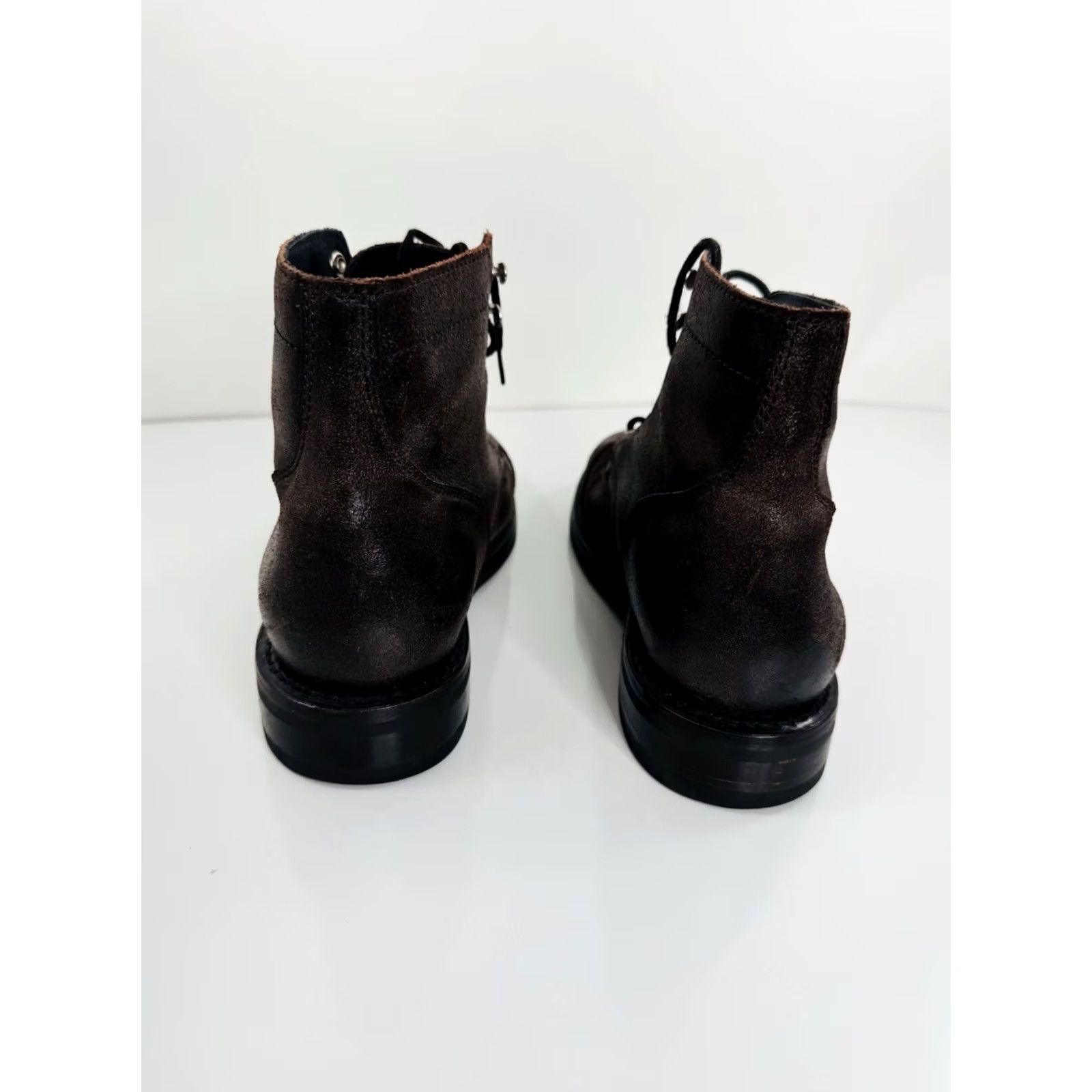 Vintage THURSDAY Boots Chukka Cap Toe Leather Leather Mens 9.5 Brown 6 Size ONE SIZE - 5 Thumbnail