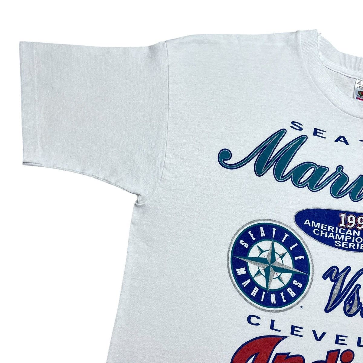 MLB MLB Championship Seattle Mariners Cleveland Indians T-Shirt Size US XL / EU 56 / 4 - 5 Thumbnail