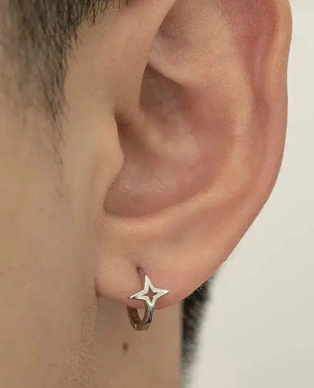 Jewelry × Vintage Retro punk y2k star earrings Size ONE SIZE - 3 Thumbnail