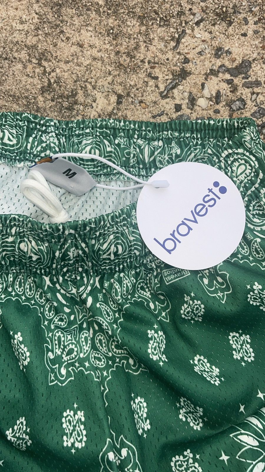 Bravest Studios Bravest Studios “ Paisley Green” Shorts Size US 30 / EU 46 - 3 Thumbnail