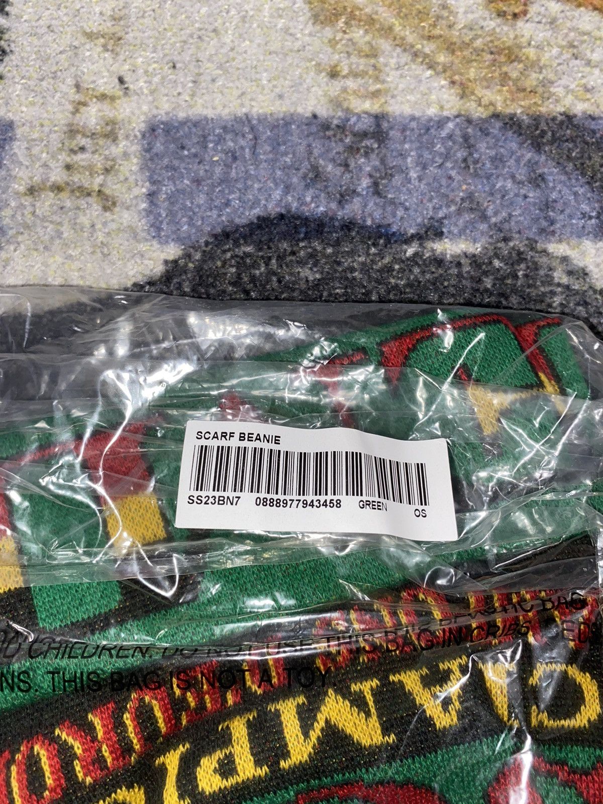 Supreme Supreme Scarf Beanie (2023) Green Size ONE SIZE - 3 Thumbnail