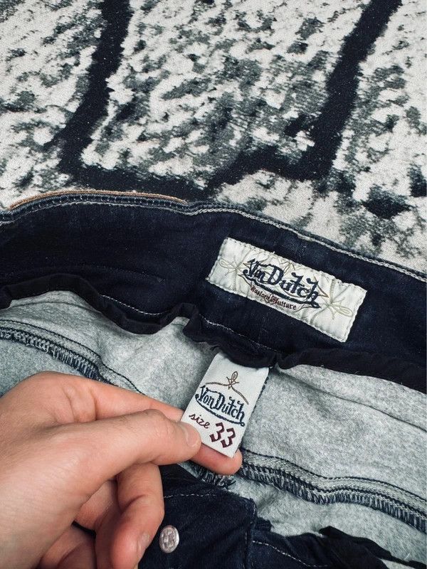 Von Dutch Von Dutch jeans with navy logo 33 Size 33" - 5 Thumbnail