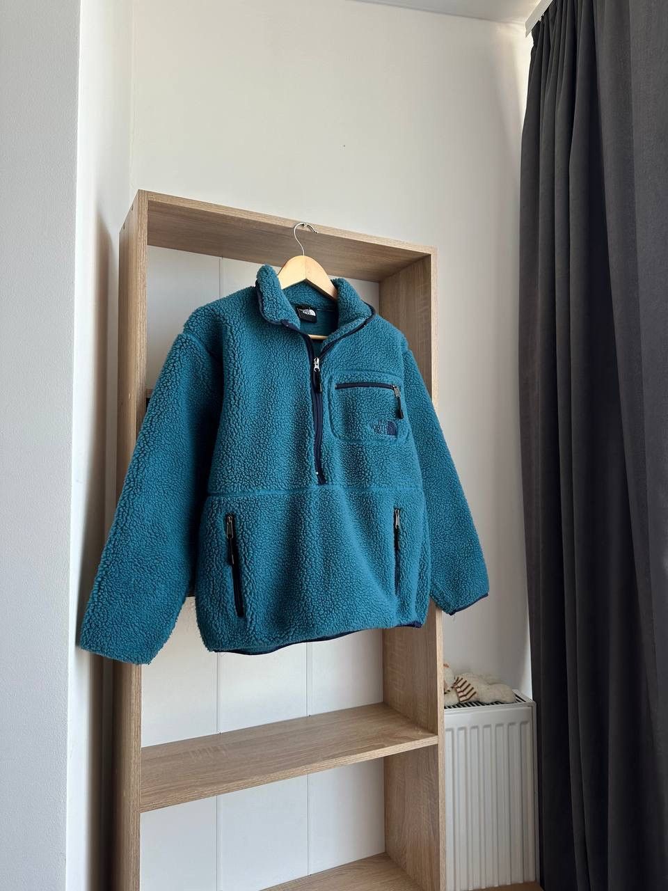 The North Face × Vintage Vintage The North Face Fleece Blue Big Logo Jacket Size US S / EU 44-46 / 1 - 8 Thumbnail