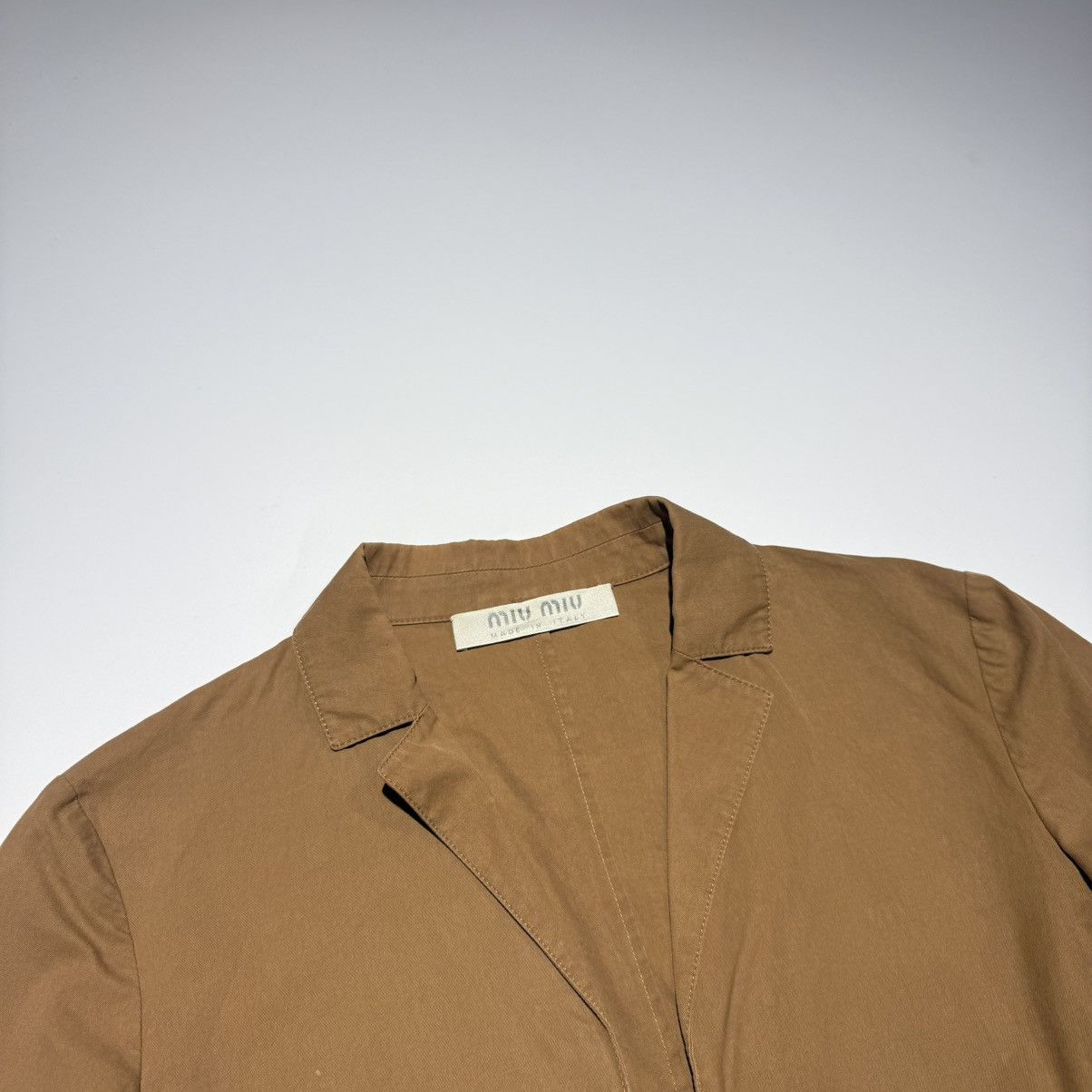 Miu Miu Vintage Miu Miu - Prada era Exposed Zipper Trim Jacket Size M / US 6-8 / IT 42-44 - 7 Thumbnail
