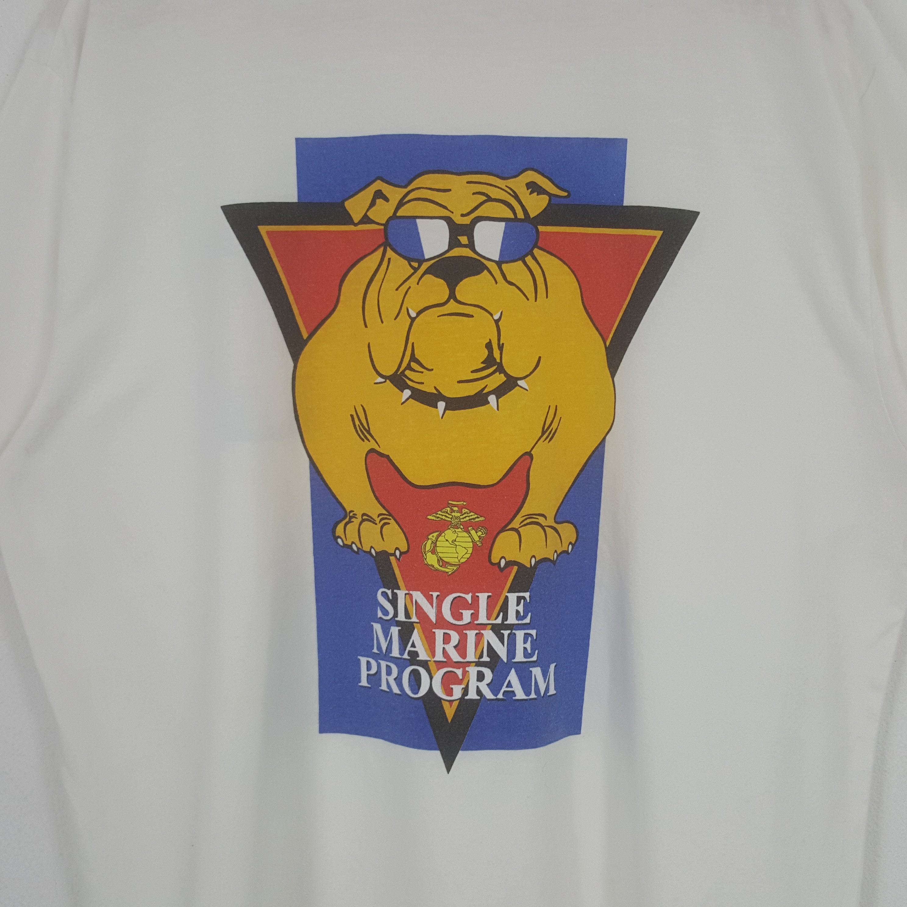 Vintage Vintage Single Marine Program American Army Promo Tshirt Size US XL / EU 56 / 4 - 2 Thumbnail