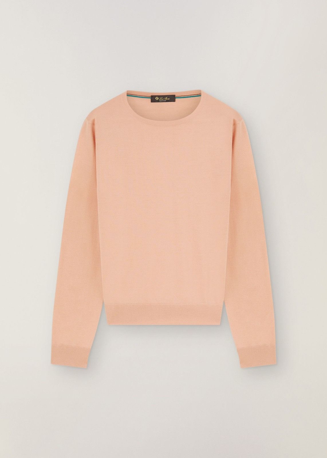image of Loro Piana O1Loc1C0124 Roundneck Sweater In Pink, Women's (Size Large)