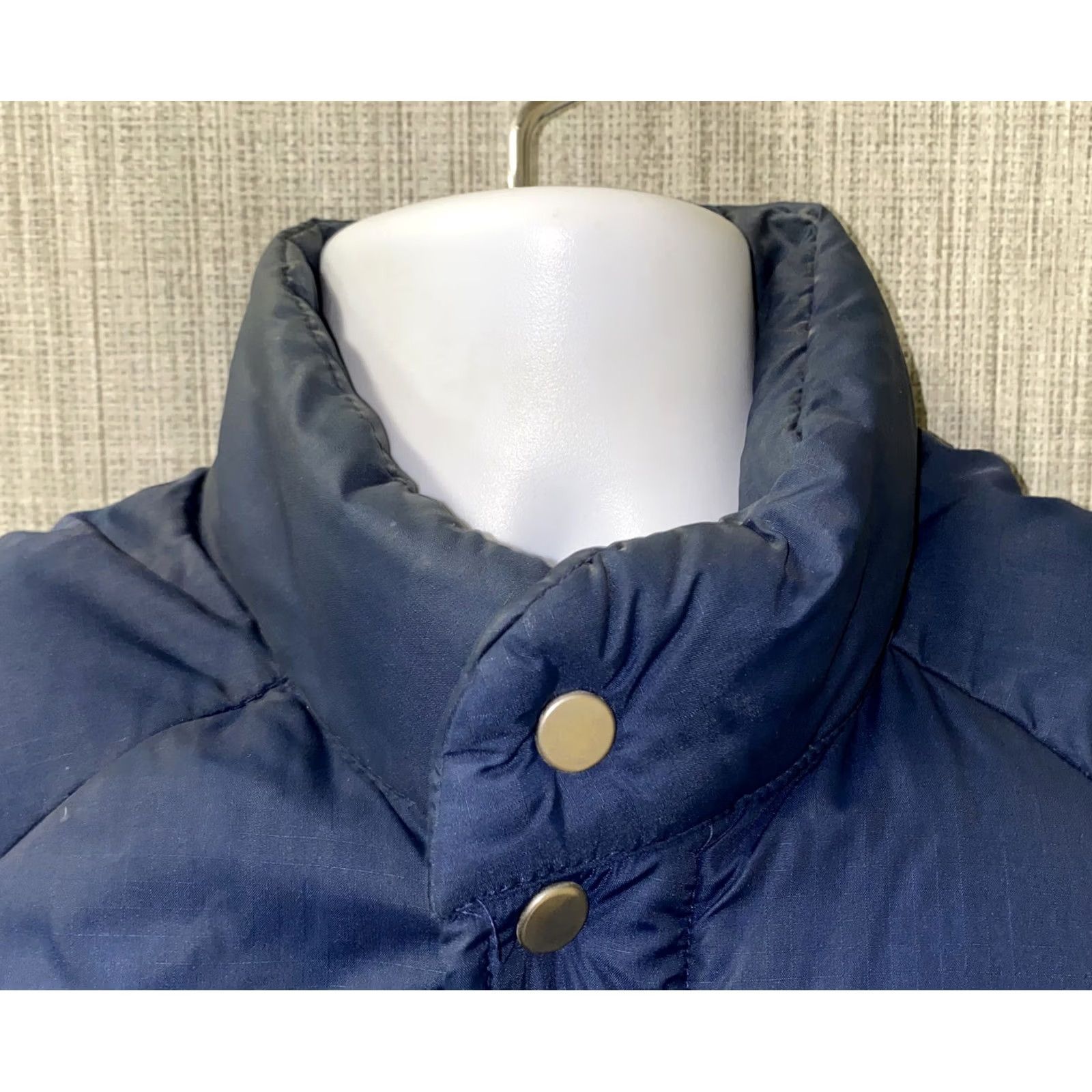Camel VINTAGE Camel Jacket Mens Full Zip Nylon Goose Down Blue Size L Size US L / EU 52-54 / 3 - 3 Thumbnail
