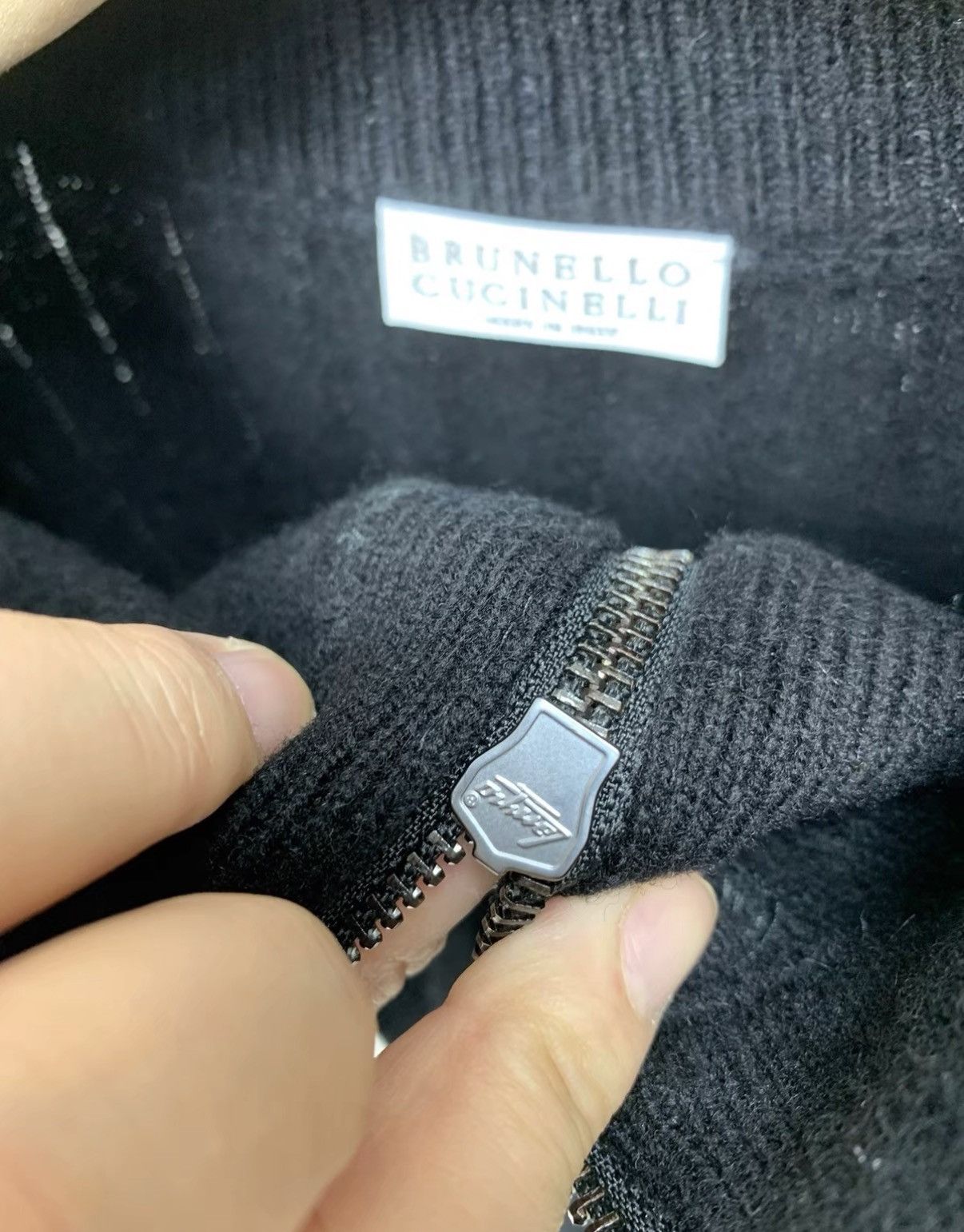 Brunello Cucinelli BRUNELLO CUCINELLI Full-Zip Wool Sweater Size US M / EU 48-50 / 2 - 4 Thumbnail