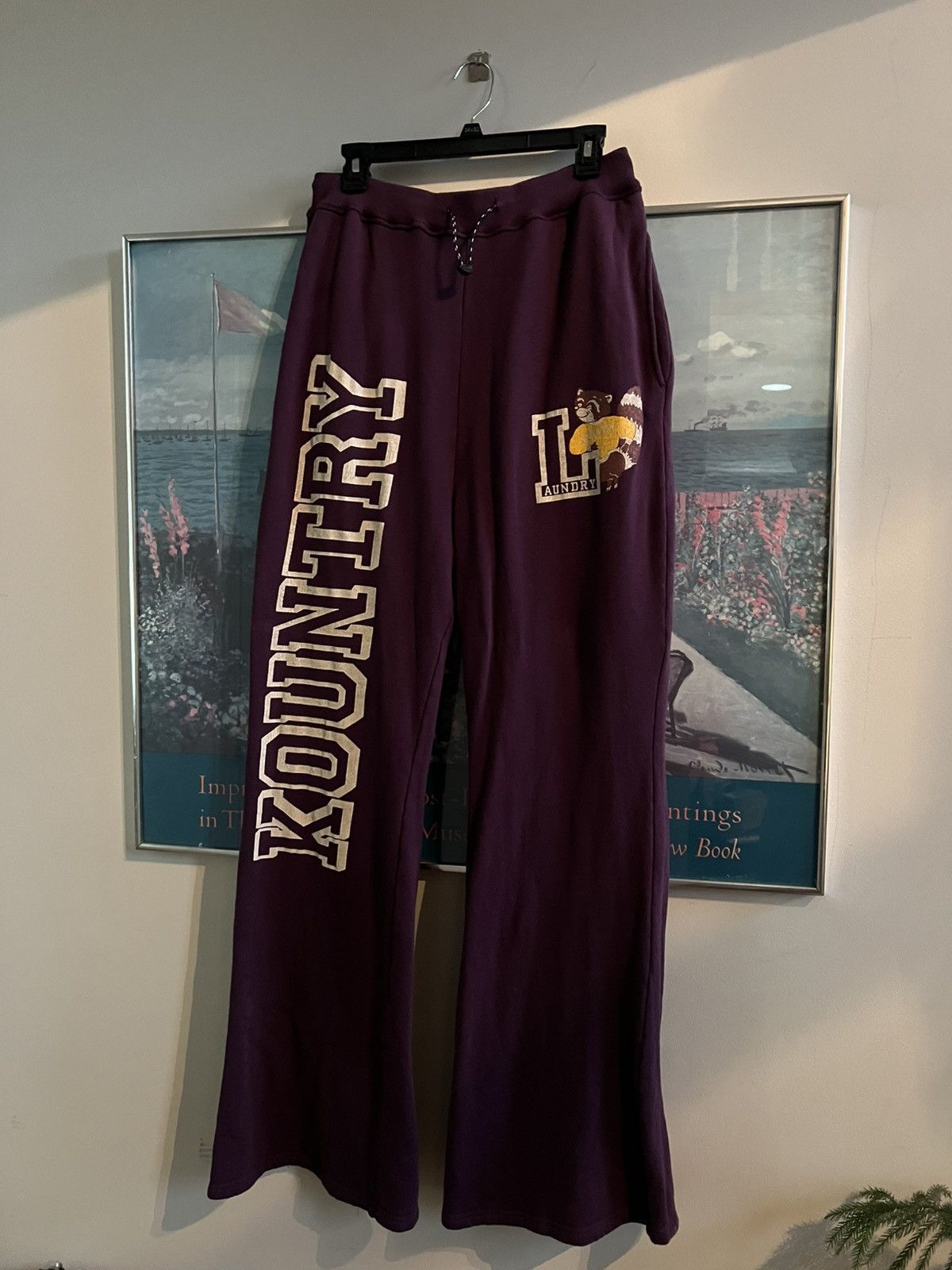 Kapital × Kapital Kountry Kapital fleece flared sweatpants (kountry print) Size US 34 / EU 50 - 1 Thumbnail