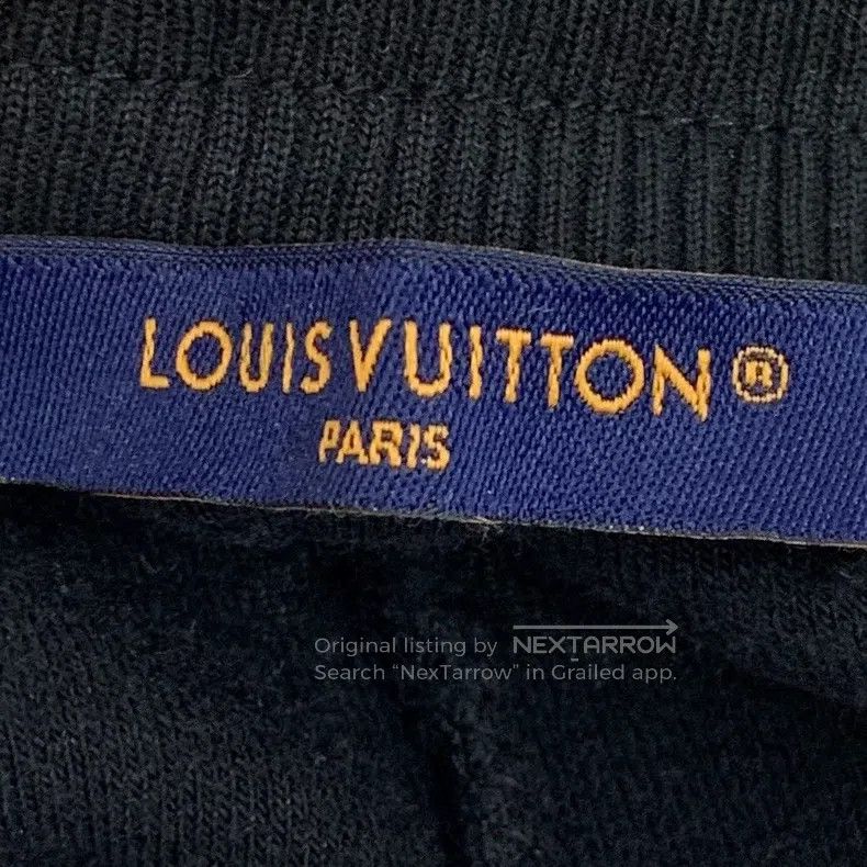 Louis Vuitton Louis Vuitton size xl 23 black logo dark embossed cotton dr Size US 28 / EU 44 - 5 Thumbnail