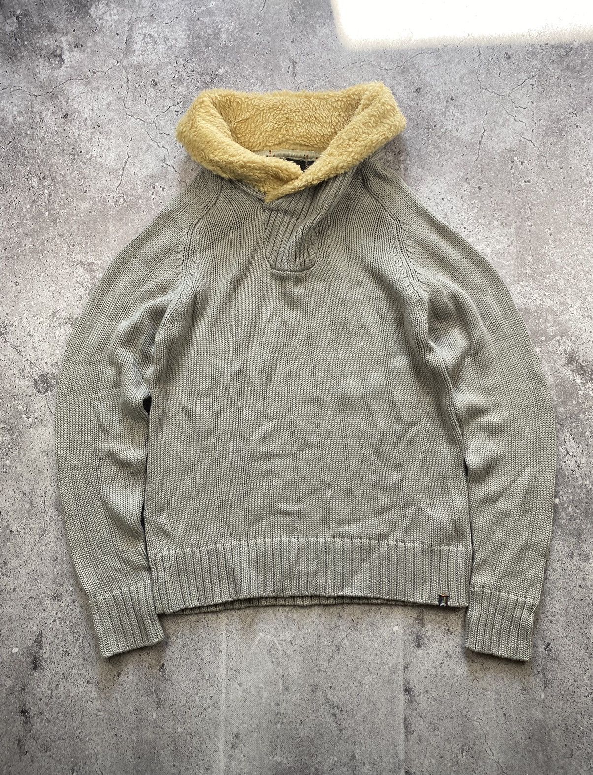 If Six Was Nine Bitter-Japanese Fur Knit Hoodie Ifsixwasnine lgb style Size US XL / EU 56 / 4 - 1 Thumbnail