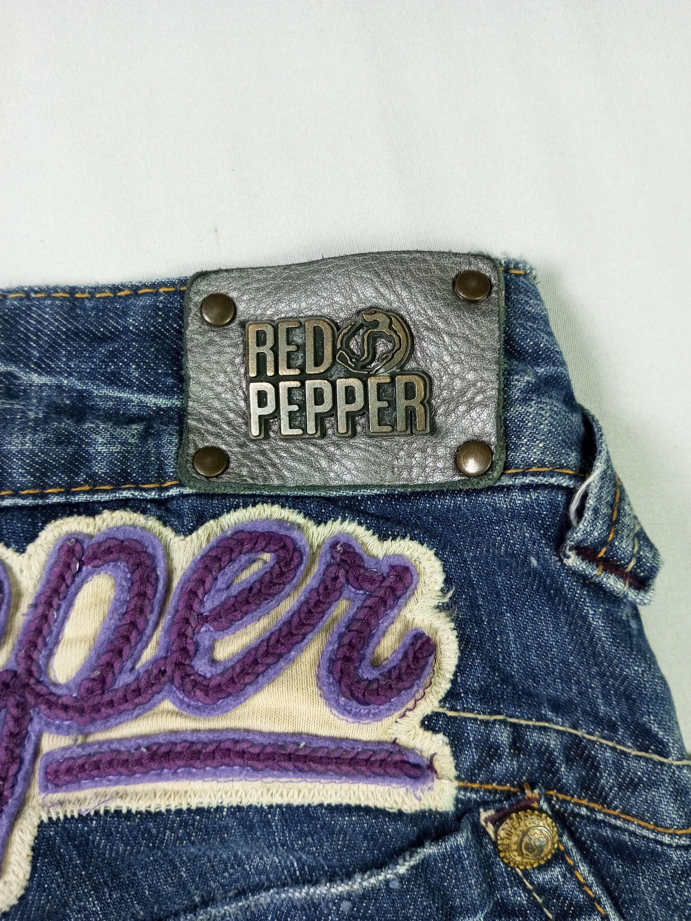Japanese Brand 🔥Flare🔥🔥Vintage Japanese Brand Red Pepper Jeans Size US 26 / EU 42 - 23 Thumbnail