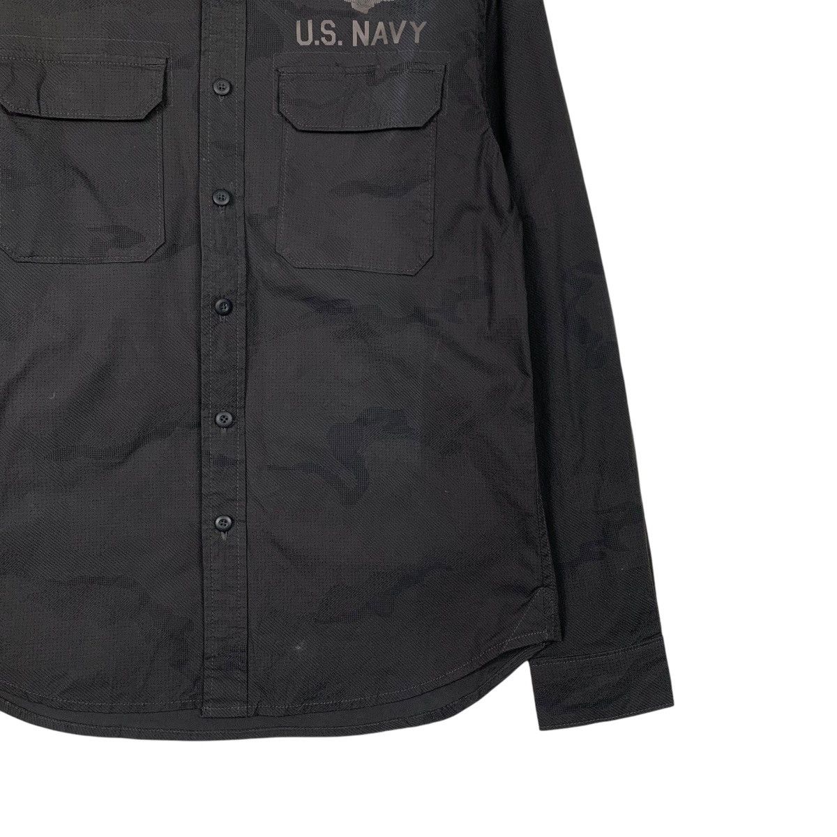Avirex AVIREX US NAVY Long Sleeve Button Up Shirt #2183-C97 Size US M / EU 48-50 / 2 - 4 Thumbnail