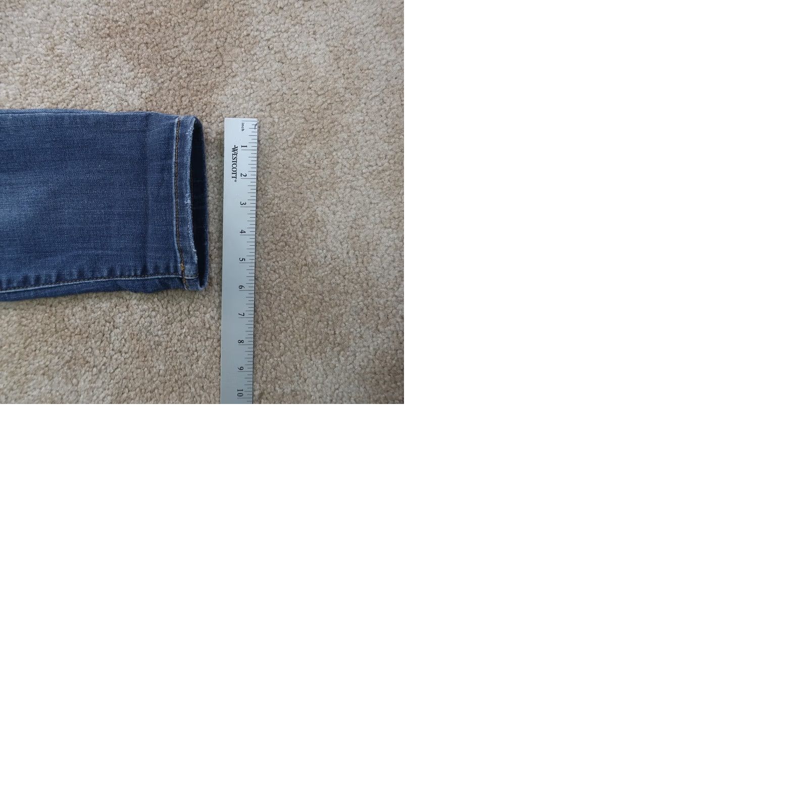 Denime VINTAGE/Judy Blue Jeans Women's 7/28 Jeans Denim Mid Rise Stretch 5-Pocket 28in Inseam Size 30 Blue Boys Womens Size 28" / US 6 / IT 42 - 9 Thumbnail