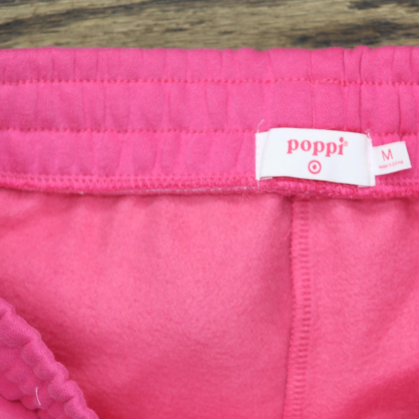 Designer New Poppi X Tgt Womens Icon Graphic Joggers 93225521 Pink M Size 32" / US 10 / IT 46 - 3 Thumbnail