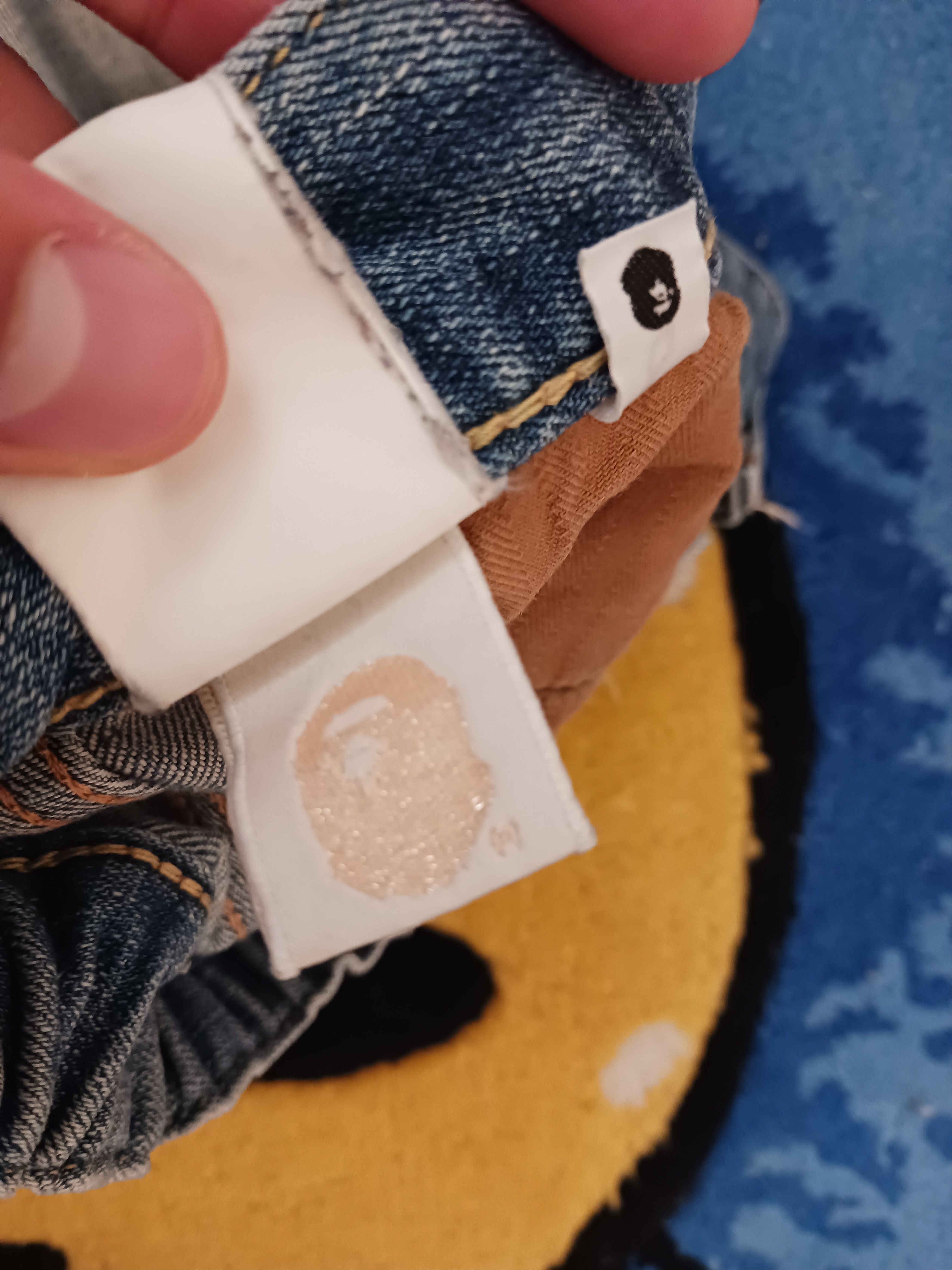 Bape Bapesta Denim Size US 30 / EU 46 - 4 Thumbnail
