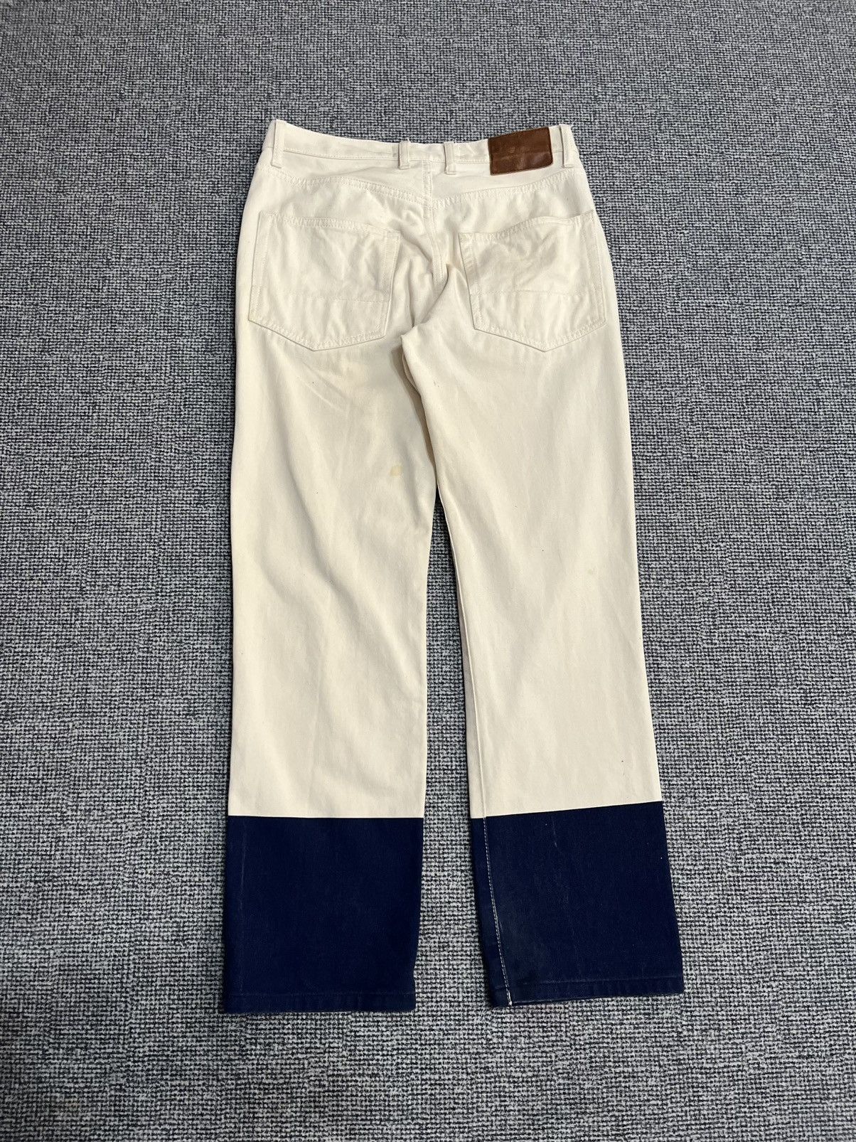 Marni Vintage Marni Denim Two Tone Colour stain jean 29 x 17 Size US 29 - 10 Thumbnail