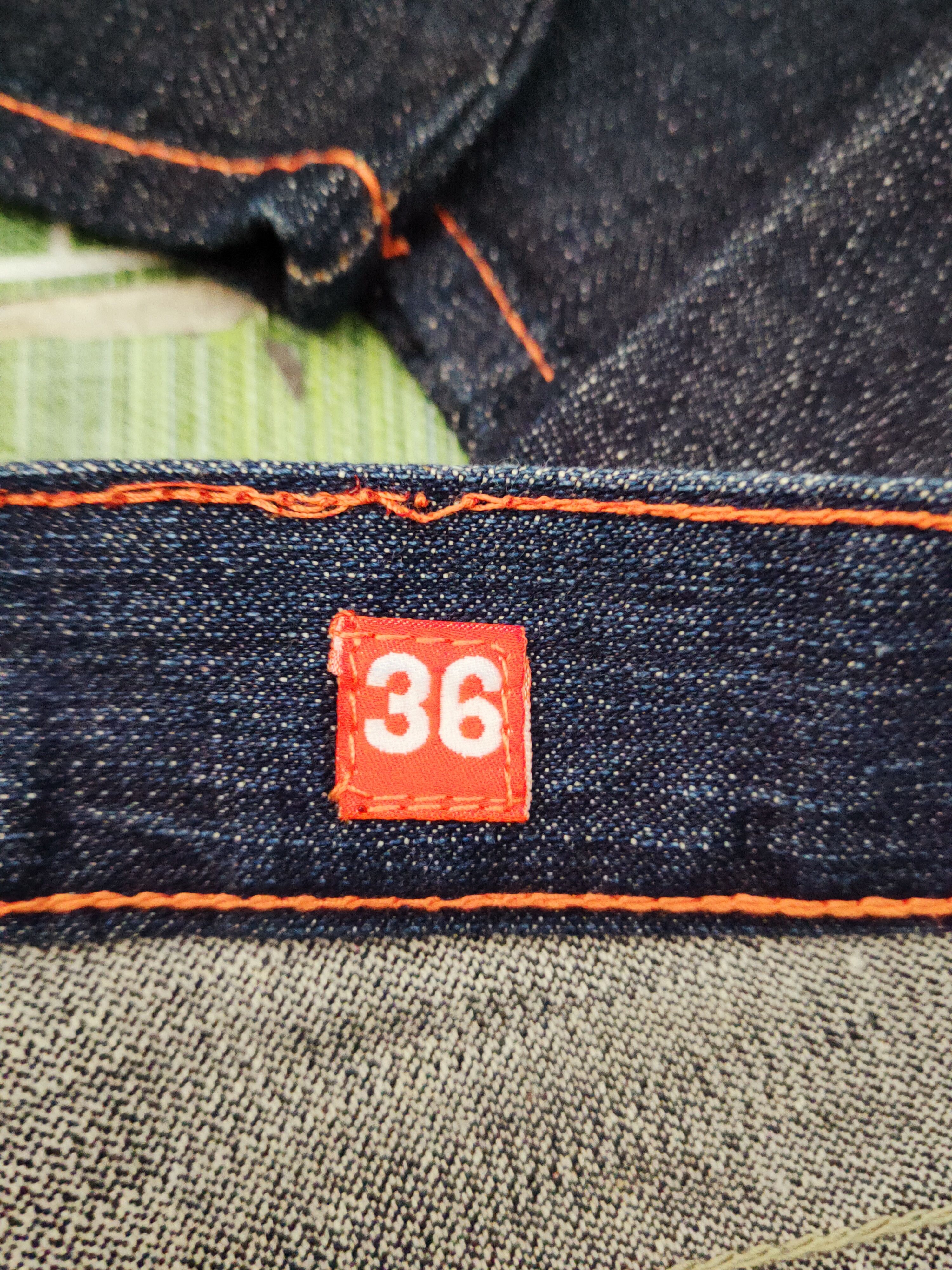 Japanese Brand Japan Dark Blue Distressed Ripped Jeans #W214 Size US 35 - 18 Thumbnail