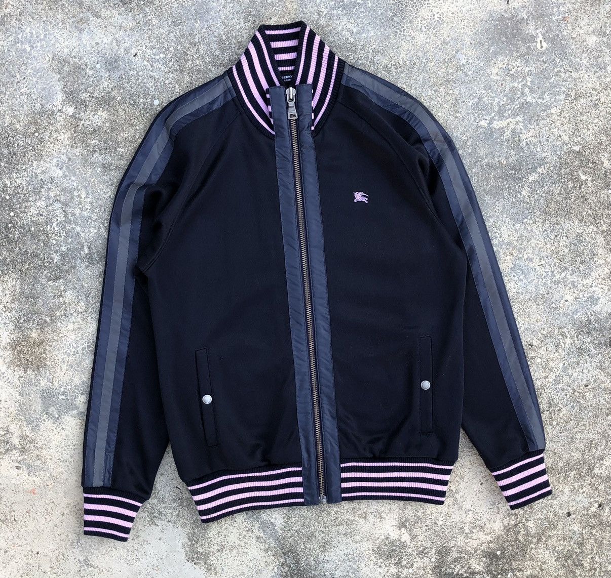 Burberry Burberry Black Label Embroidery Logo Zip-up Track Jacket Size US M / EU 48-50 / 2 - 2 Thumbnail