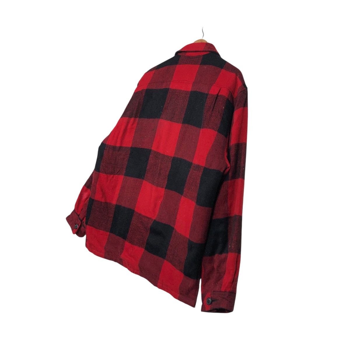 Japanese Brand 📌Vintage Wool Flannel Jacket Tartan Design Collins Size US L / EU 52-54 / 3 - 11 Thumbnail