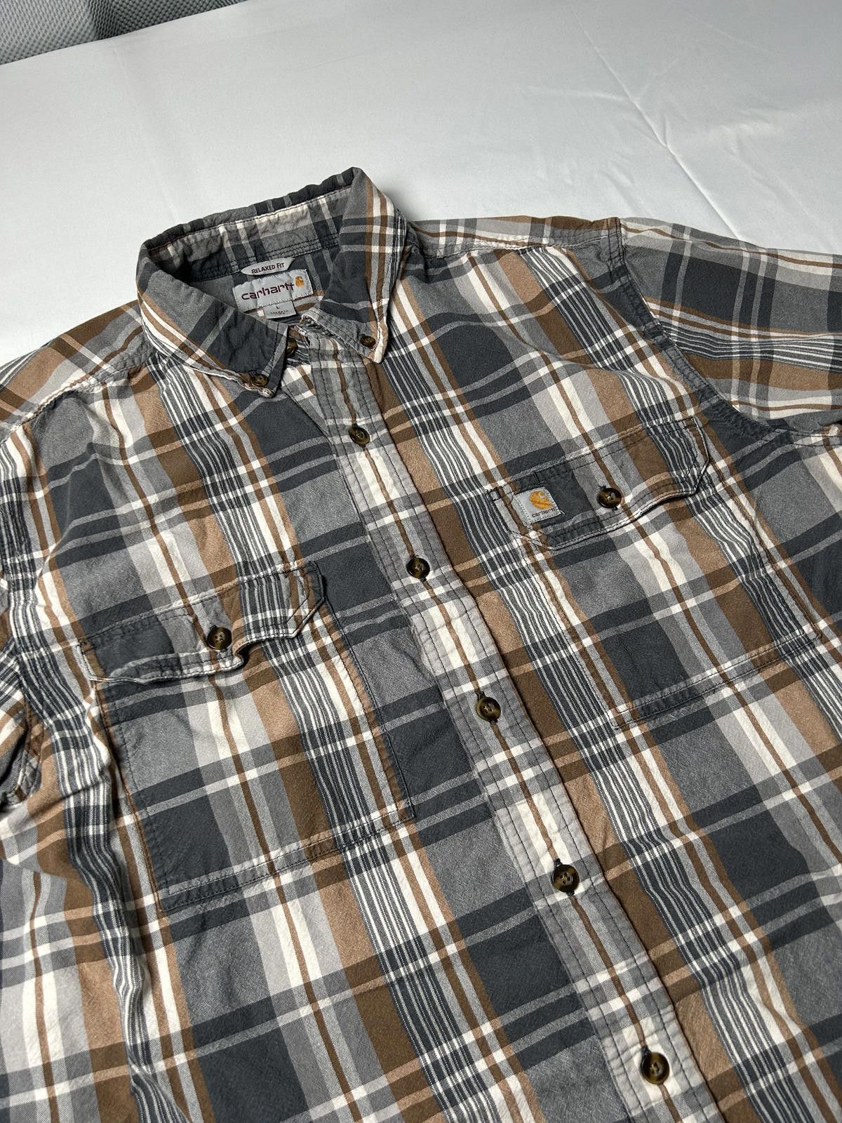 Carhartt Carhartt Pocket Shirt Heavyweight Overshirt Workwear Check Size US L / EU 52-54 / 3 - 2 Thumbnail