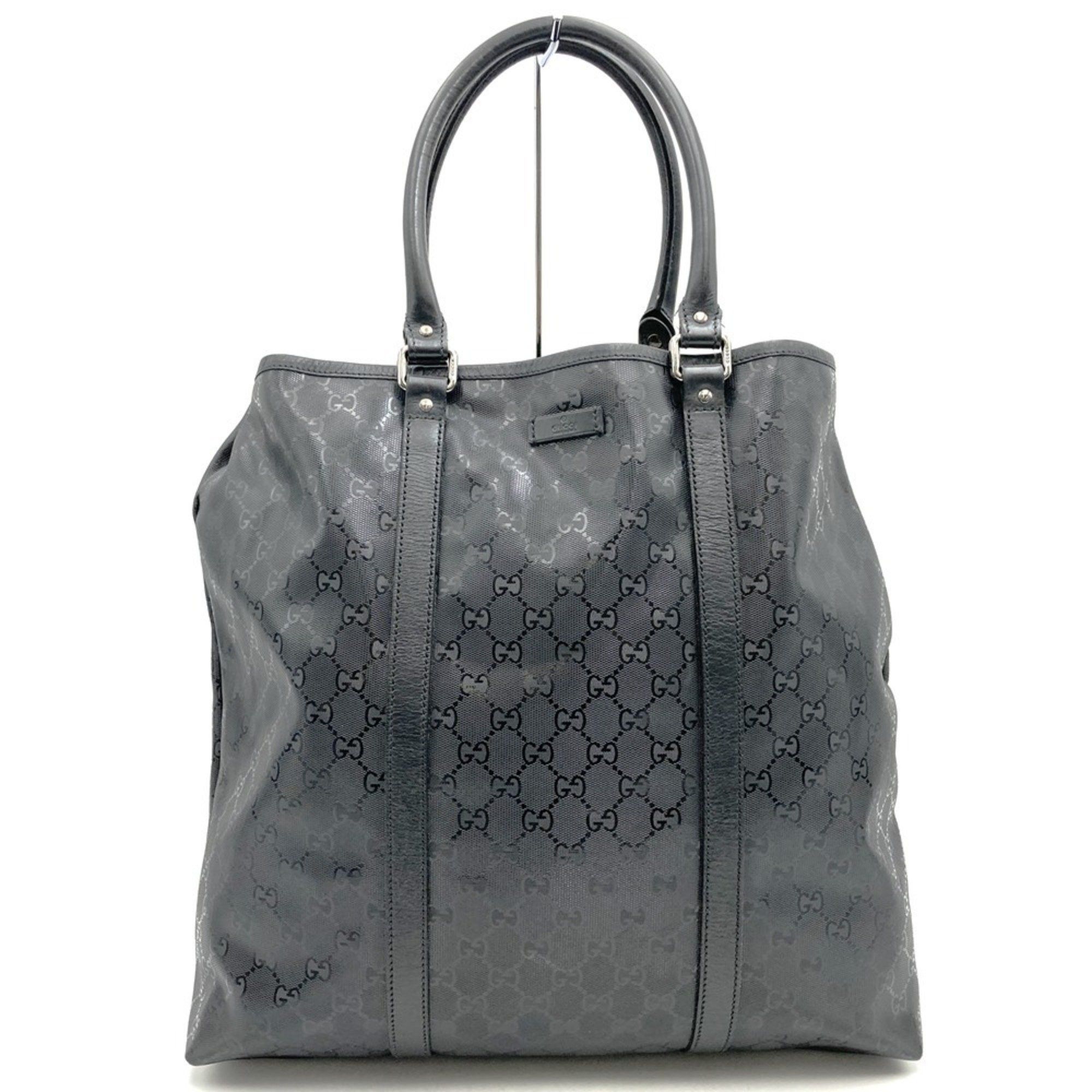 GUCCI 223668 Tote Bag GG Imprime Black Men's Women's