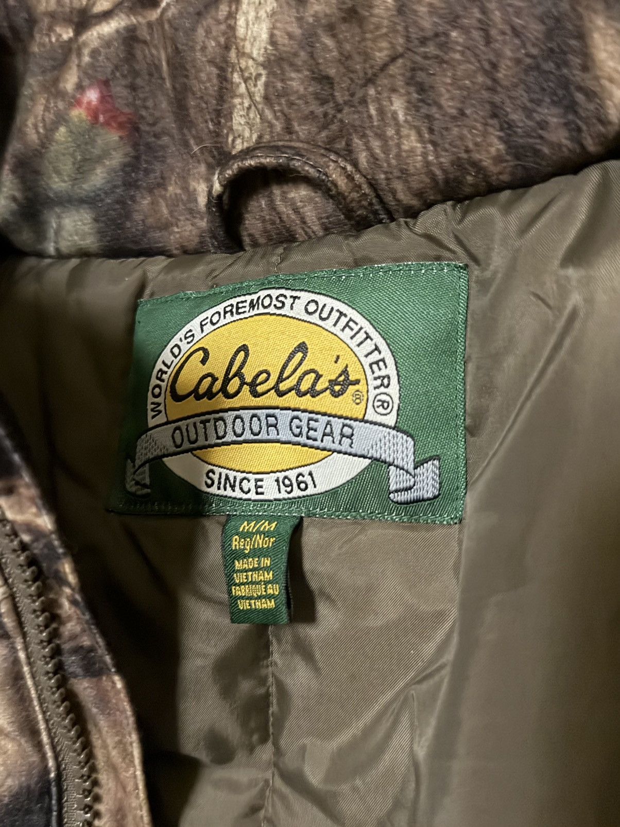 Cabelas Cabela's Camo Detachable Hooded Hunting Mossy Oak Jacket Size US M / EU 48-50 / 2 - 3 Thumbnail