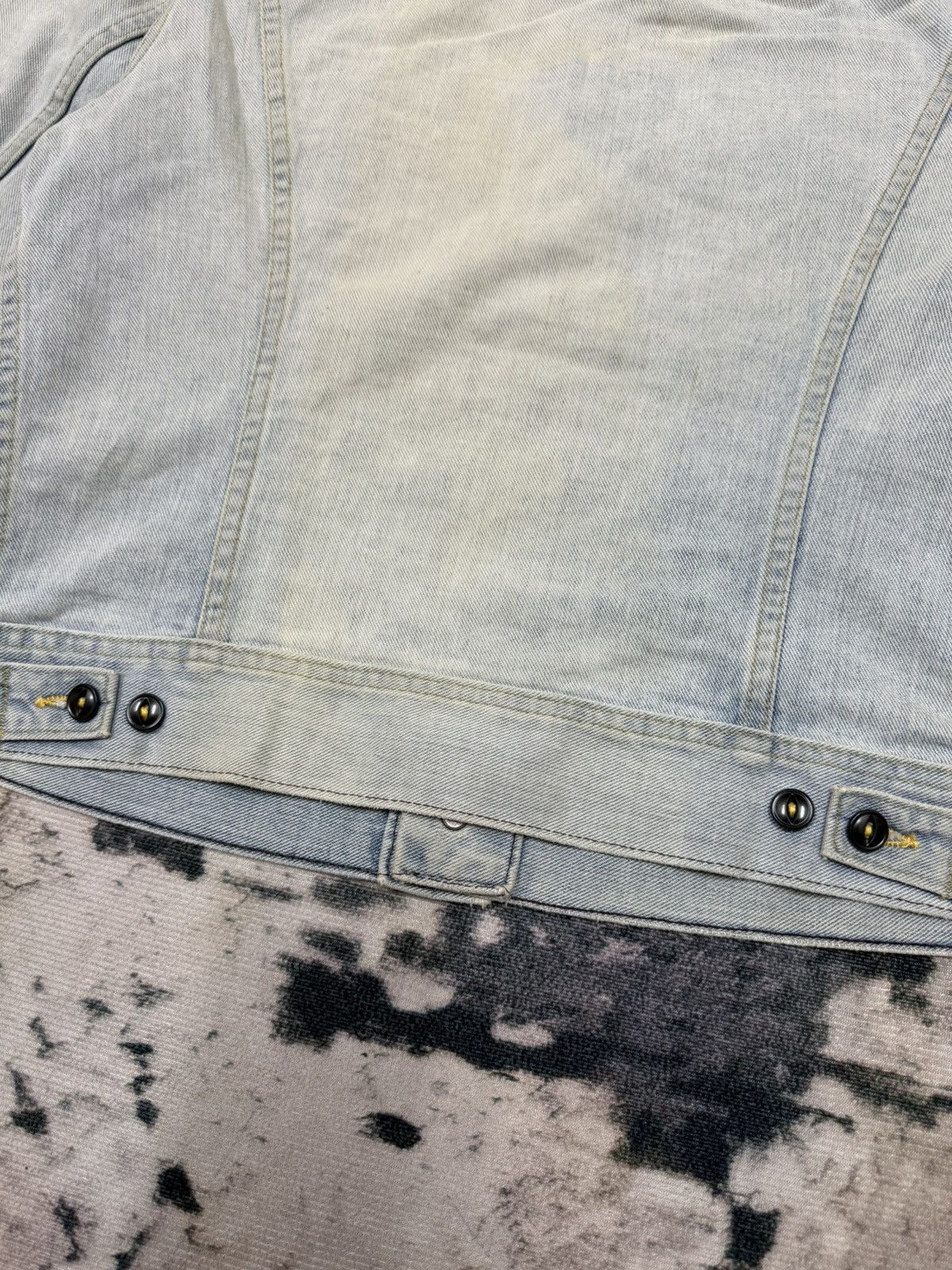Lee 🔥Sun Faded🔥VINTAGE 90s LEE RIDER DISTRESSED DENIM JACKET Size US S / EU 44-46 / 1 - 14 Thumbnail