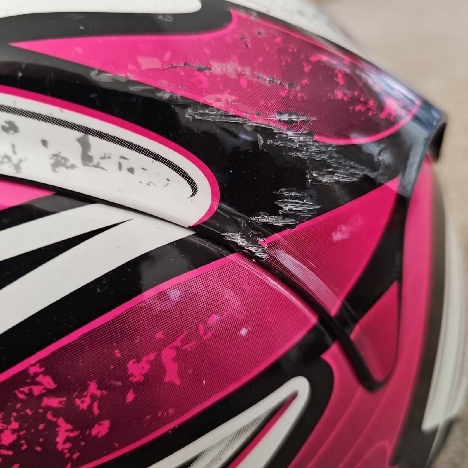 Rider Boot Co. Raider Octane Full Facemask Helmet L Pink A-683 Size ONE SIZE - 6 Thumbnail