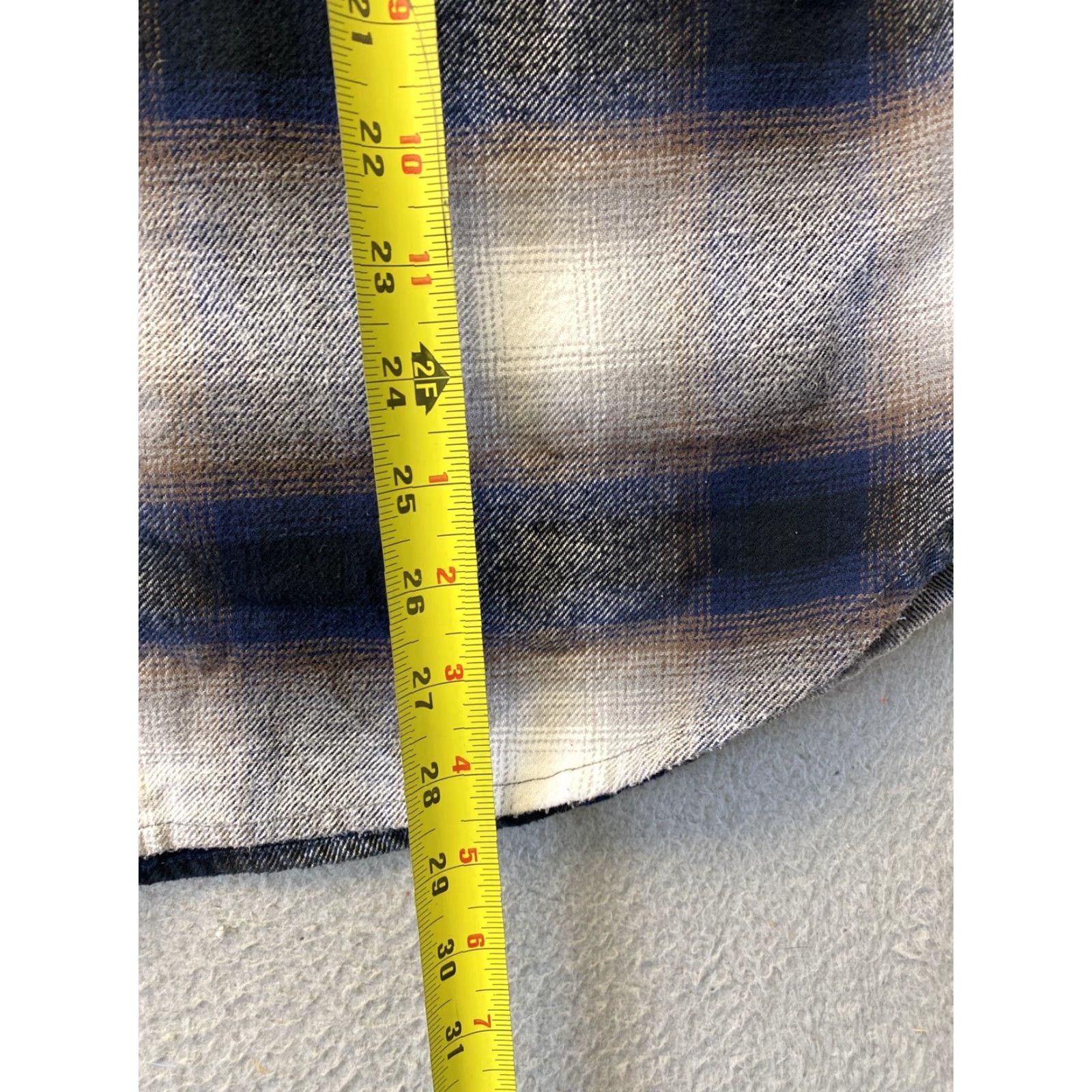 Vintage VINTAGE JACHS Shirt Mens Large Brown Black Plaid Ombre Button Up Outdoor /107-23 Size US L / EU 52-54 / 3 - 7 Thumbnail