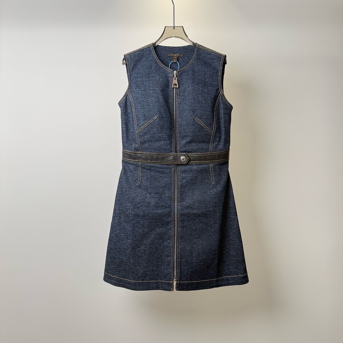 Louis Vuitton Louis Vuitton Denim Sleeveless Dress Size 40 Size S / US 4 / IT 40 - 1 Thumbnail