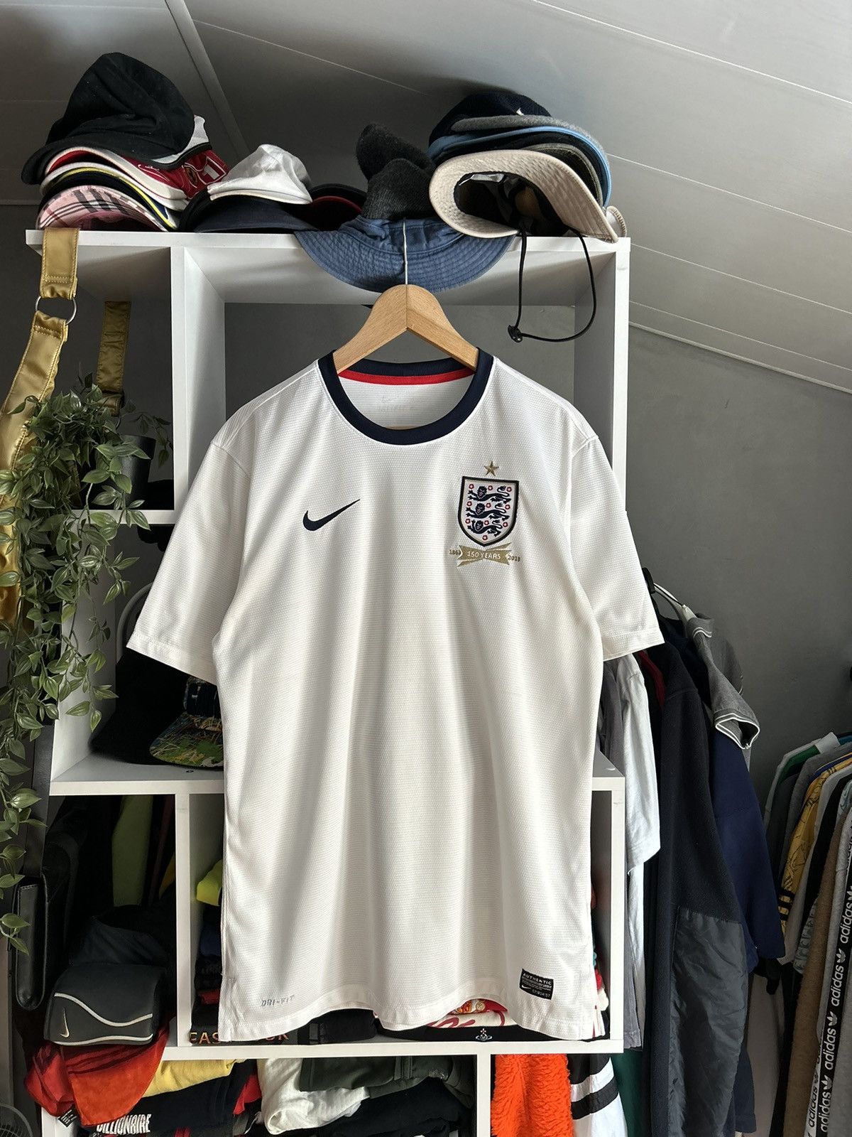 Nike Nike England 2013/14 home Soccer jersey Size US L / EU 52-54 / 3 - 1 Thumbnail