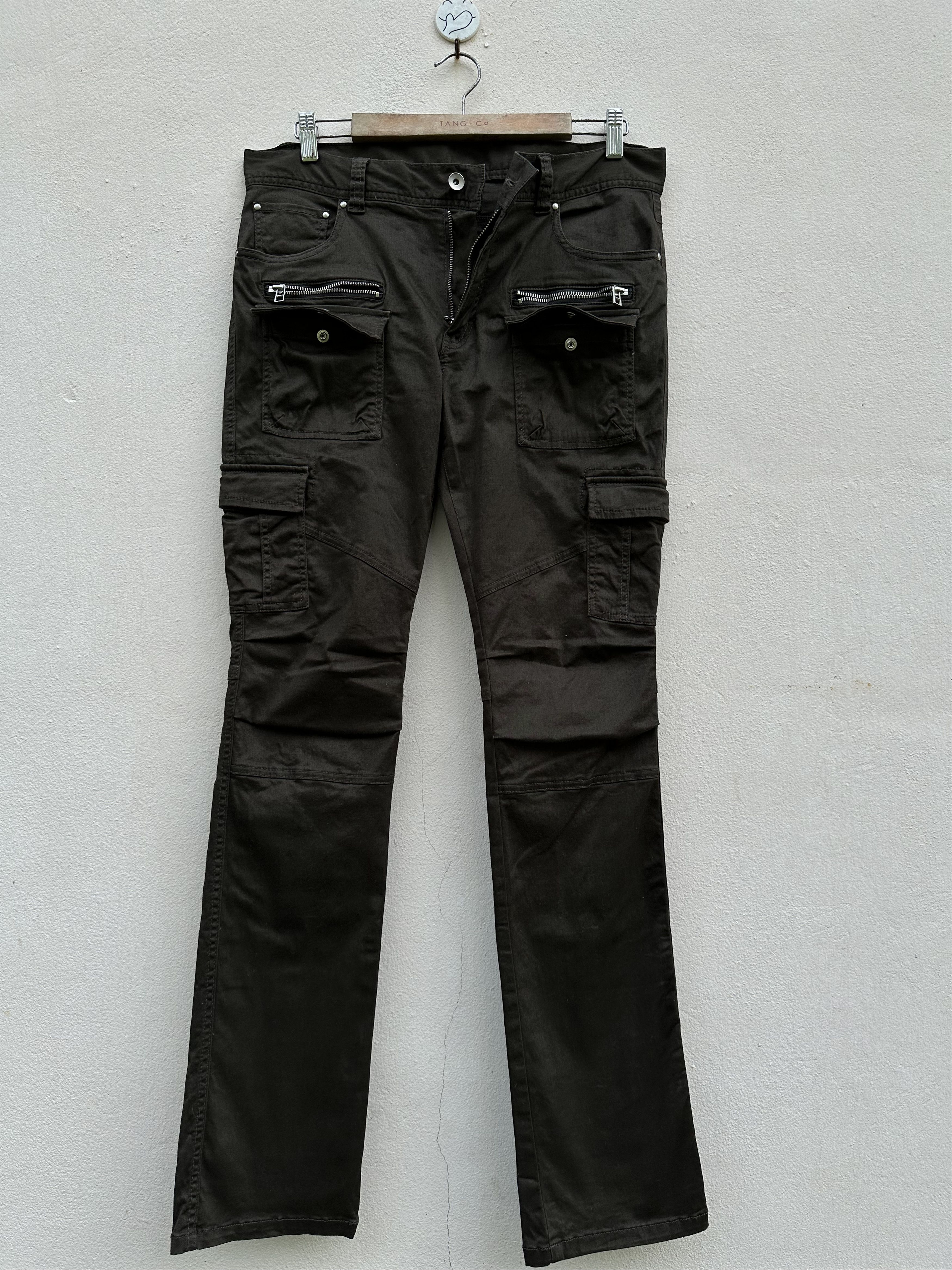 If Six Was Nine Vintage Semantic Design Zipper Seditionaries Cargo Pant Size US 34 / EU 50 - 2 Thumbnail